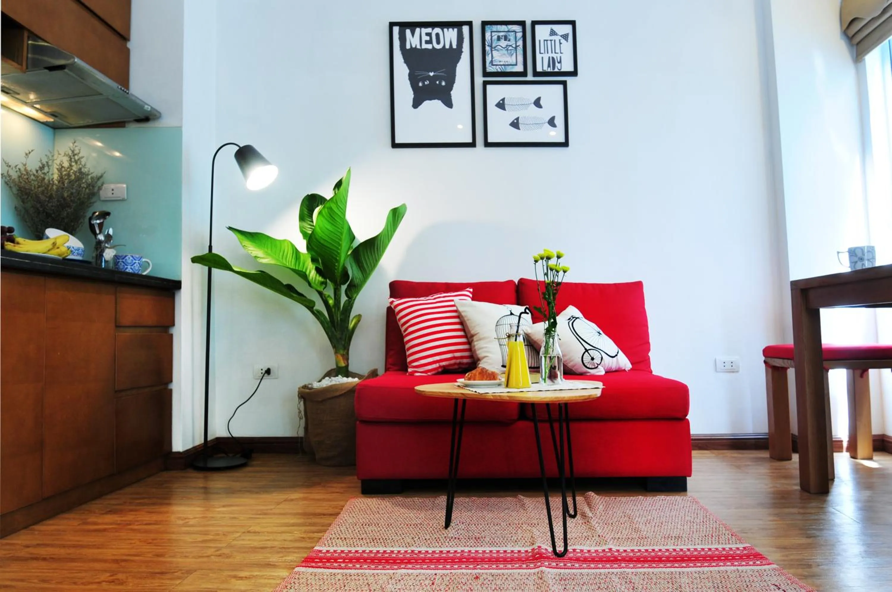 Living room in Chez Tram Homestay