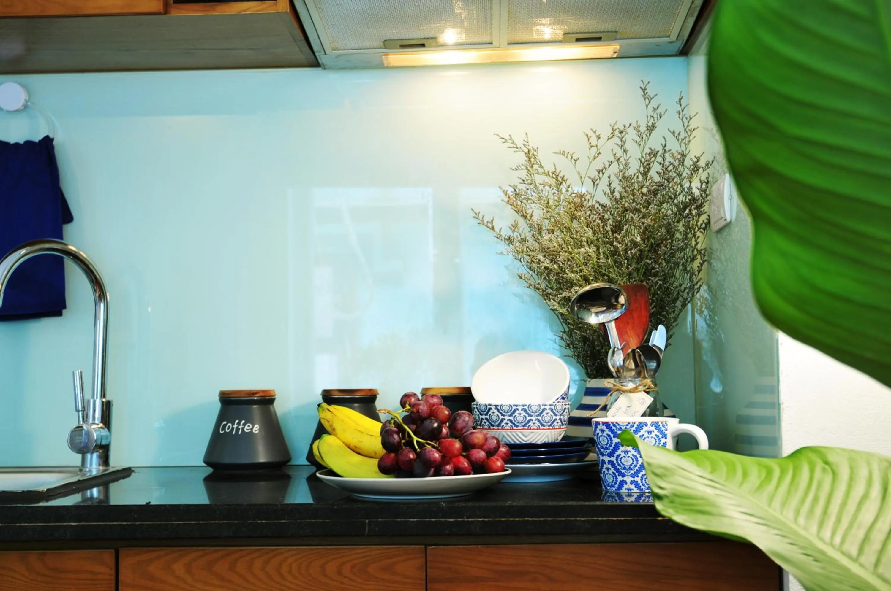 Kitchen or kitchenette in Chez Tram Homestay