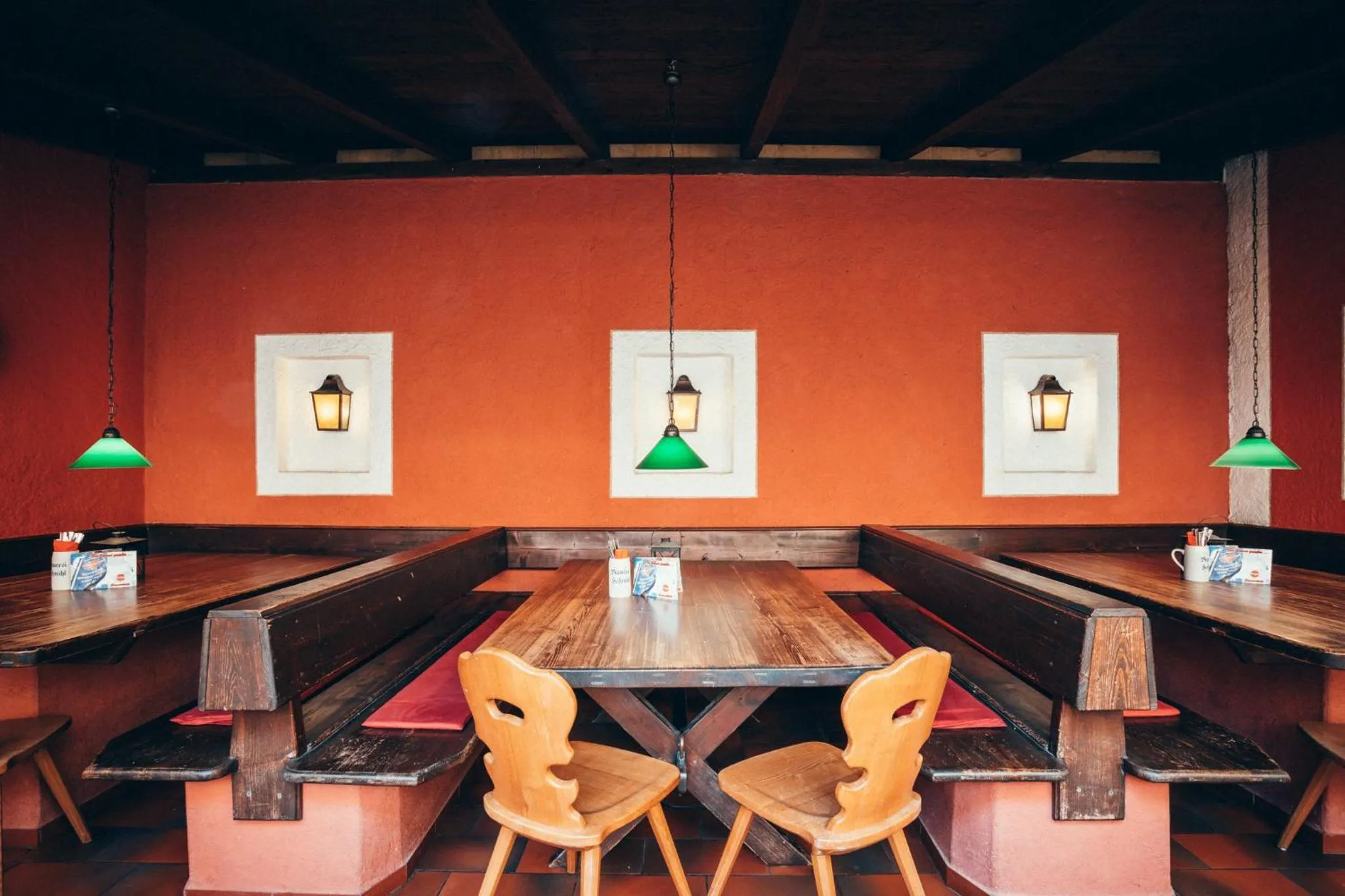 Dining area in Braugasthof Trompete