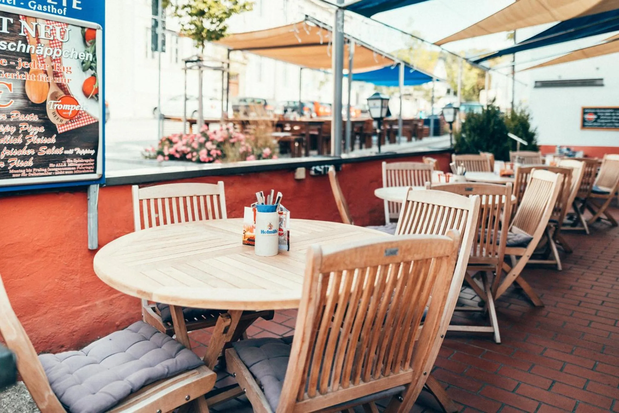 Dining area in Braugasthof Trompete