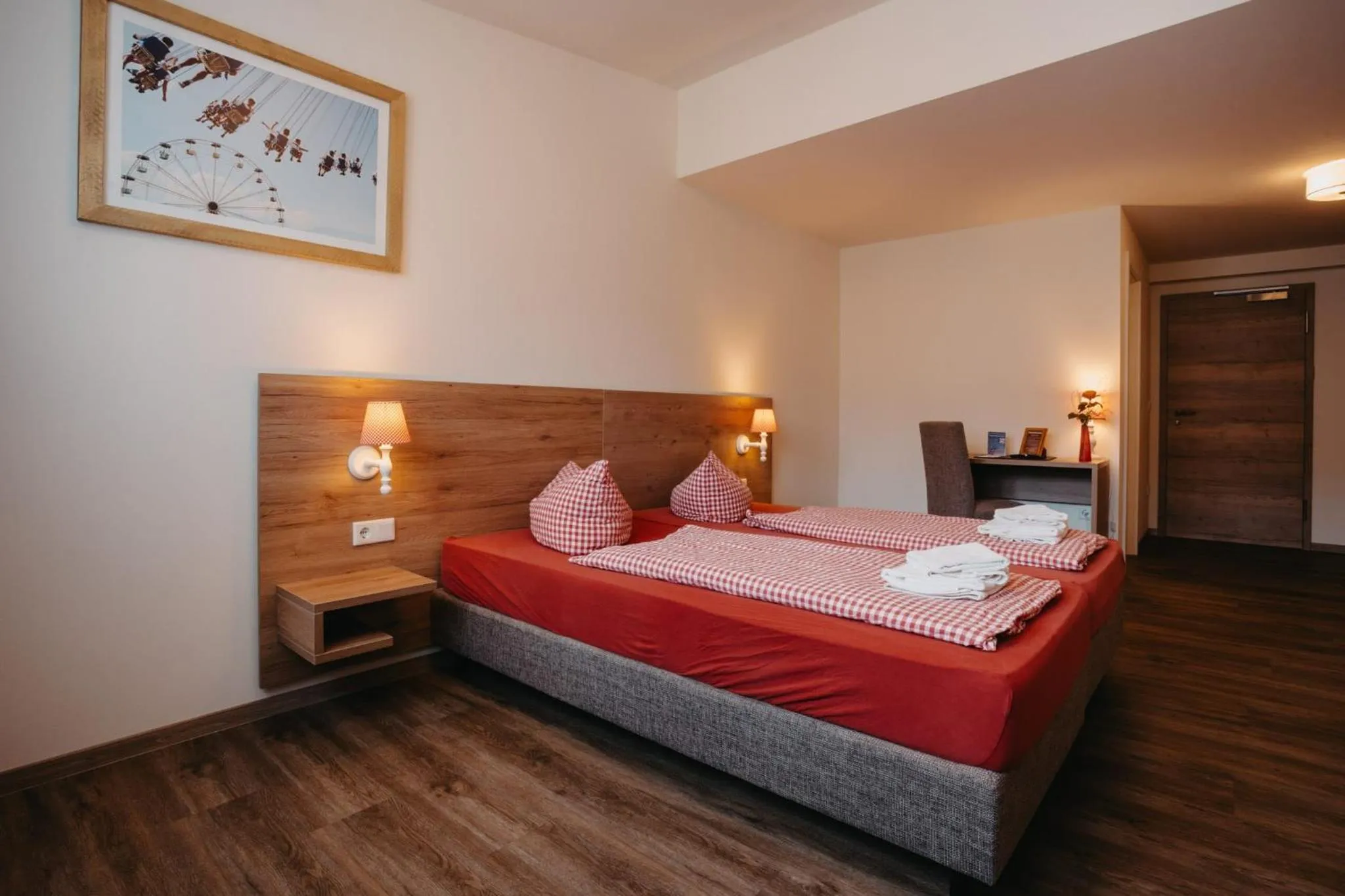 Photo of the whole room, Bed in Braugasthof Trompete