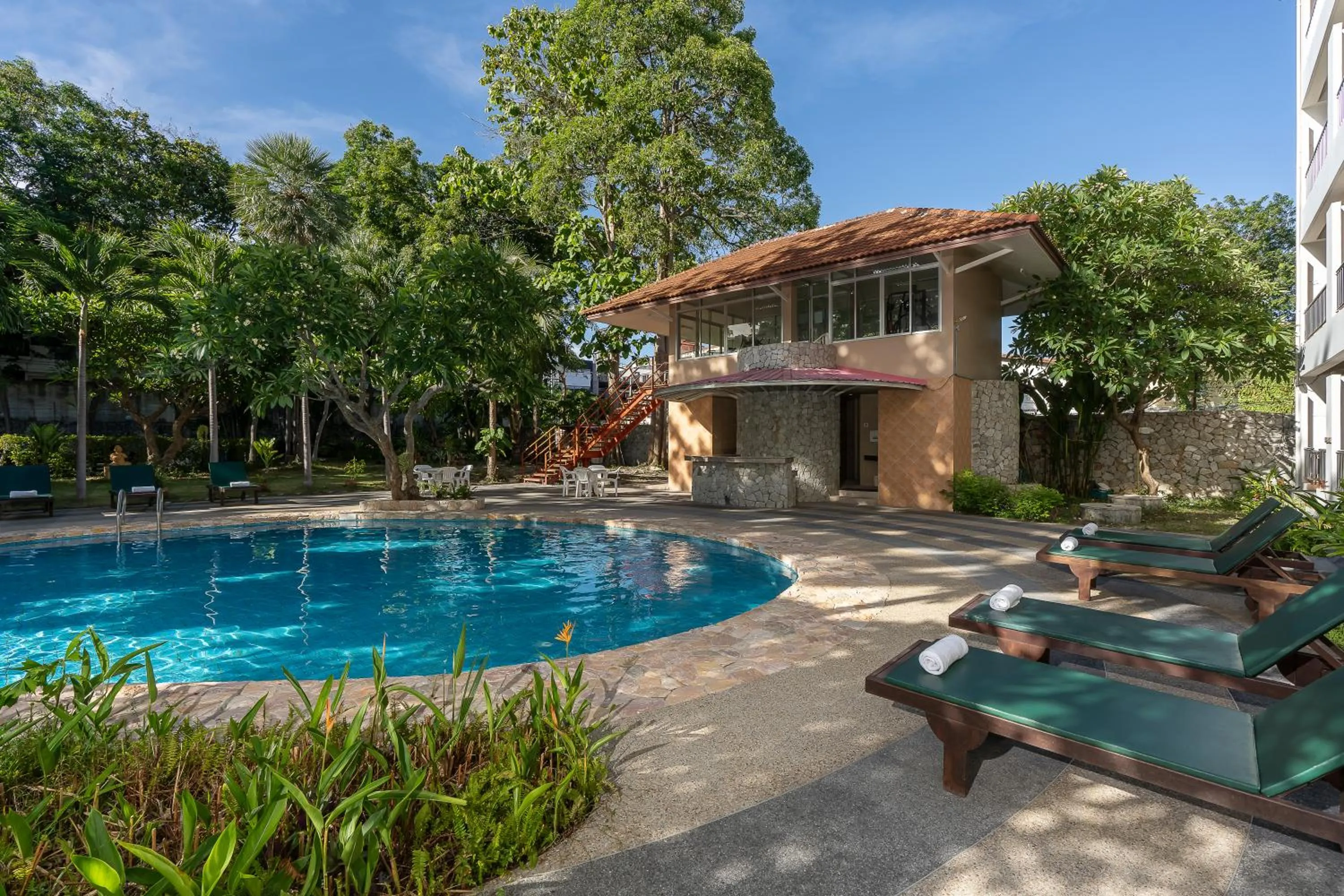 Pool view in Bella Villa Pattaya 3rd Road