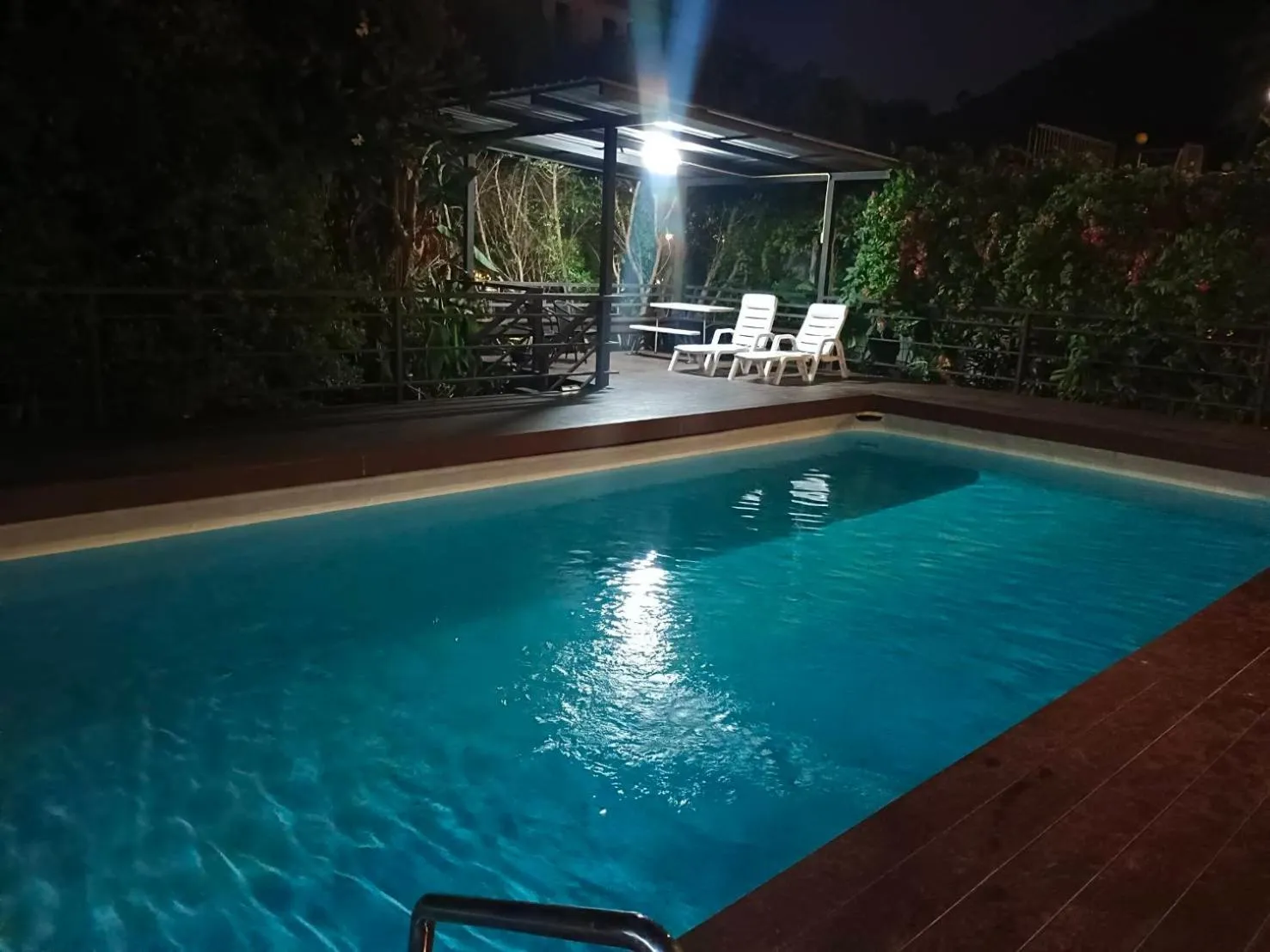 Pool view in Phannarai House