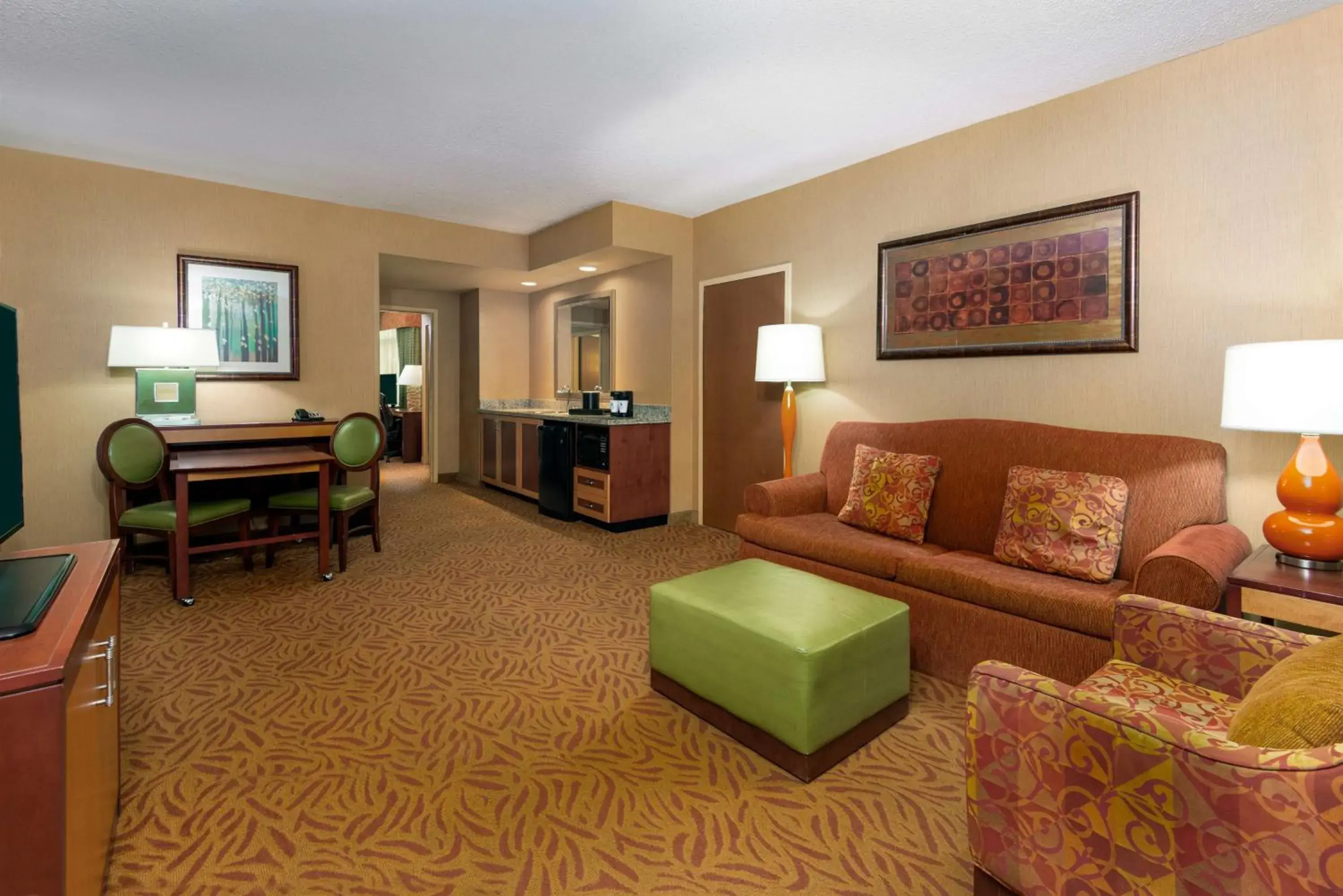Premium King Suite - Non-Smoking in Embassy Suites Omaha- La Vista/ Hotel & Conference Center Premium King Suite - Non-Smoking in Embassy Suites Omaha- La Vista/ Hotel & Conference Center