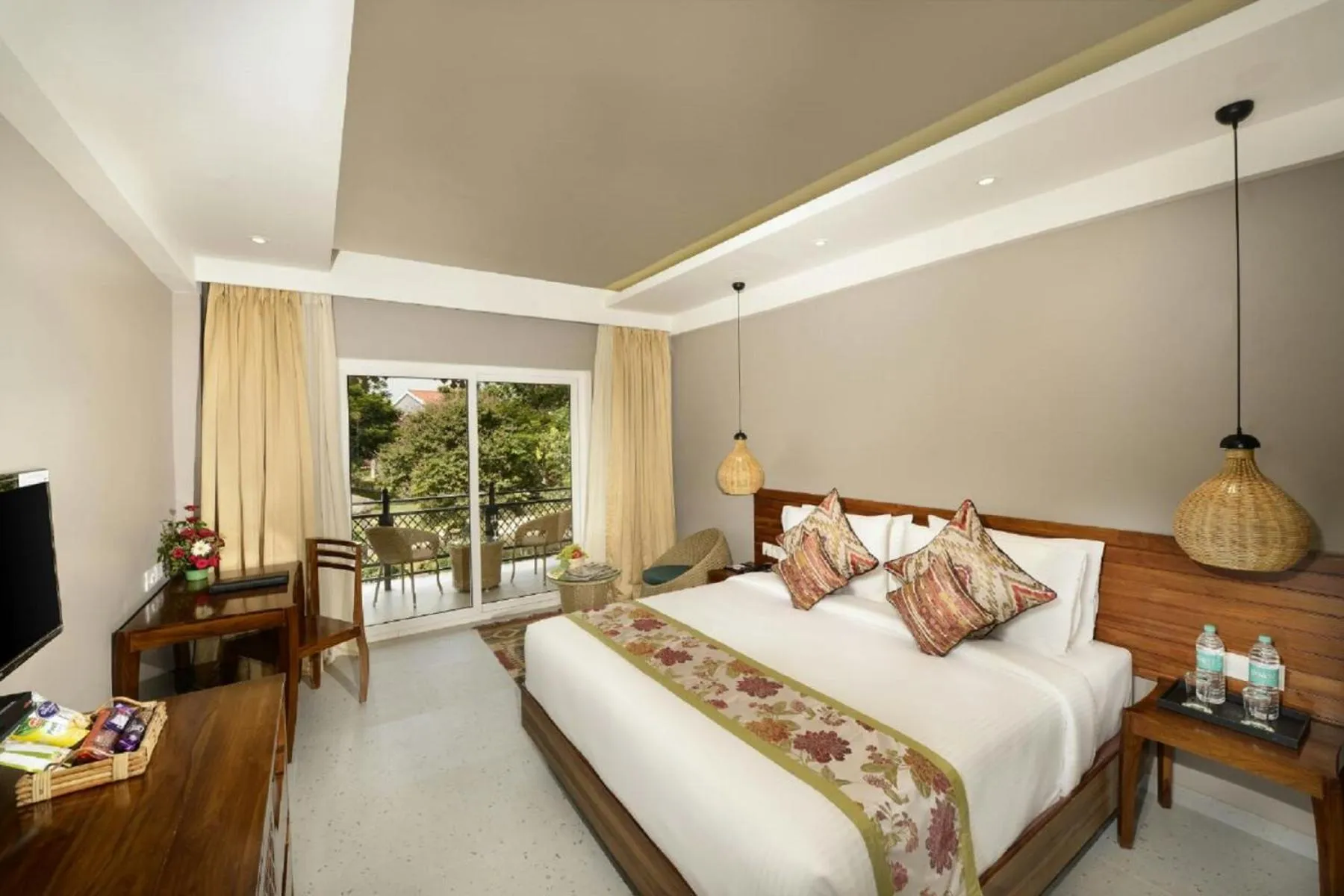 Photo of the whole room, Bed in Swosti Chilika Resort