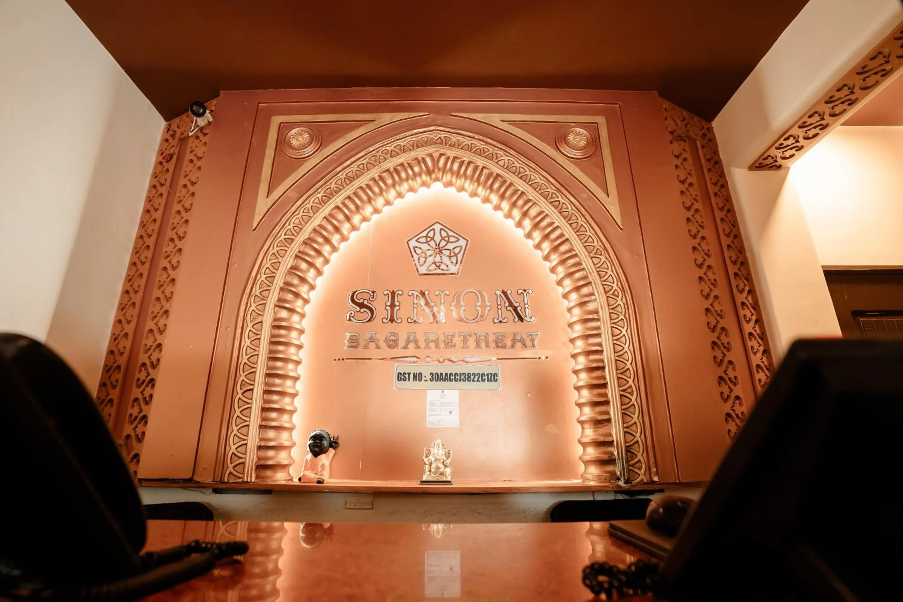 Seating area in Sinon Baga Retreat