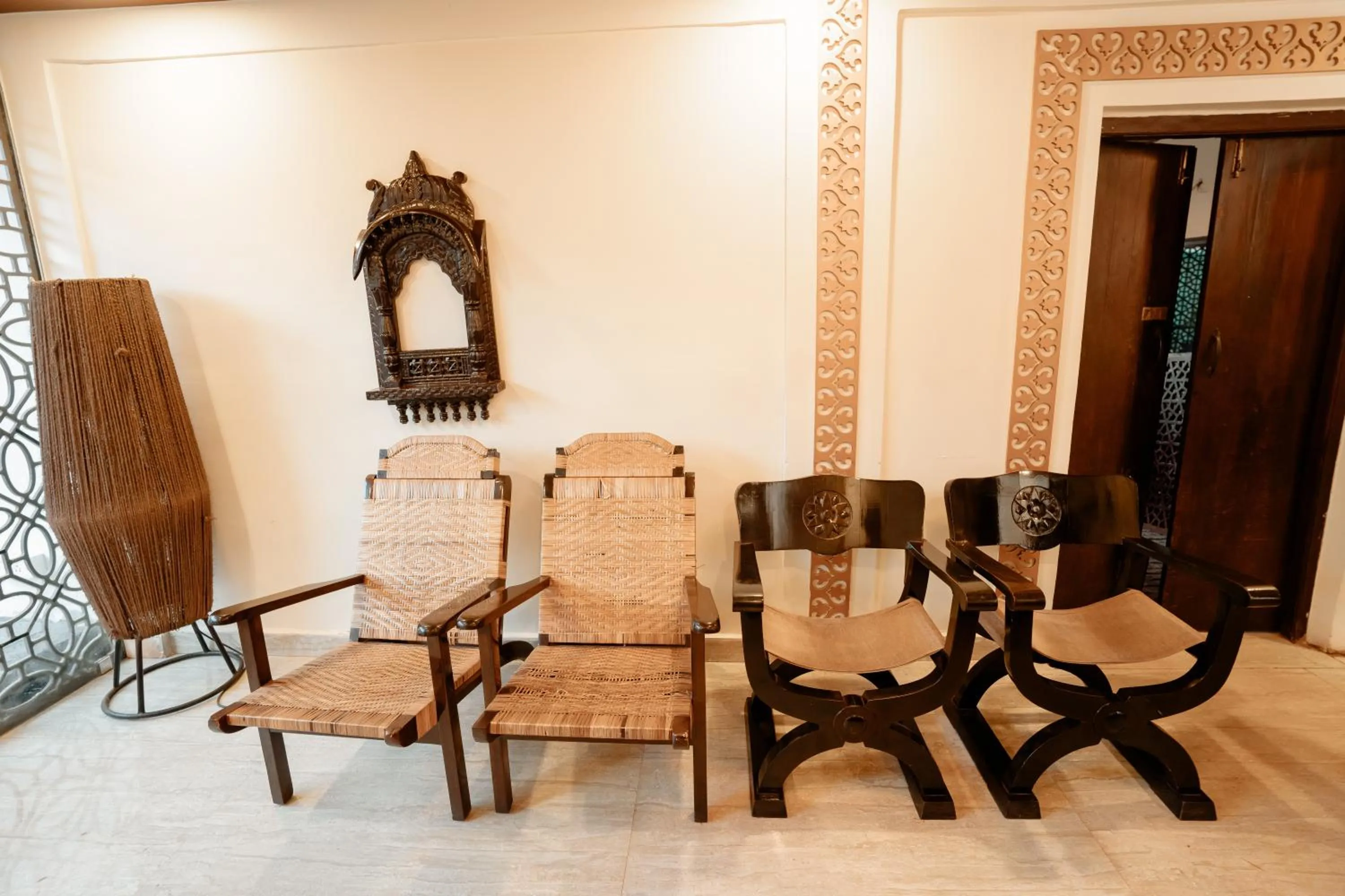 Seating area in Sinon Baga Retreat