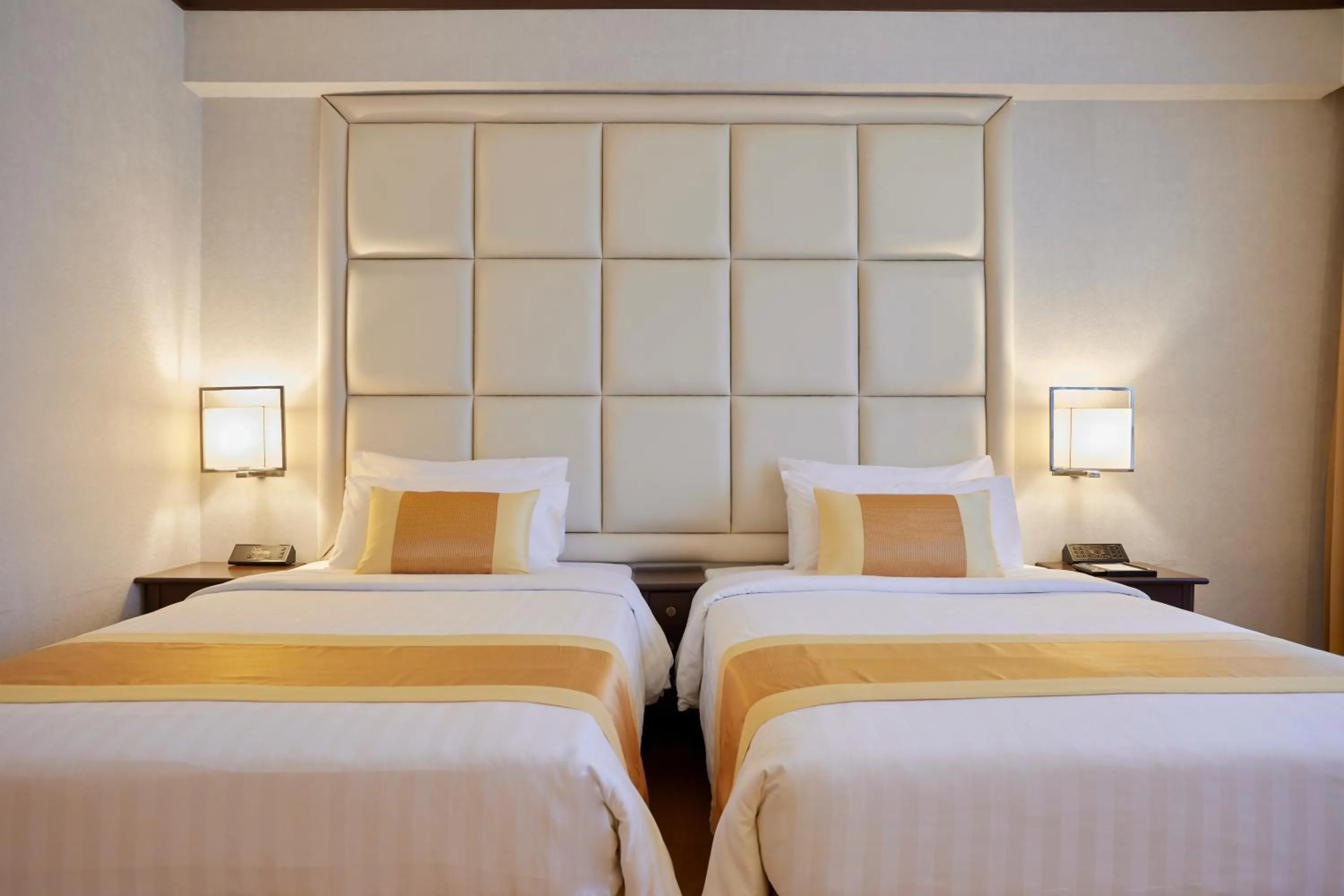 Bed in The Four Wings Hotel Bangkok