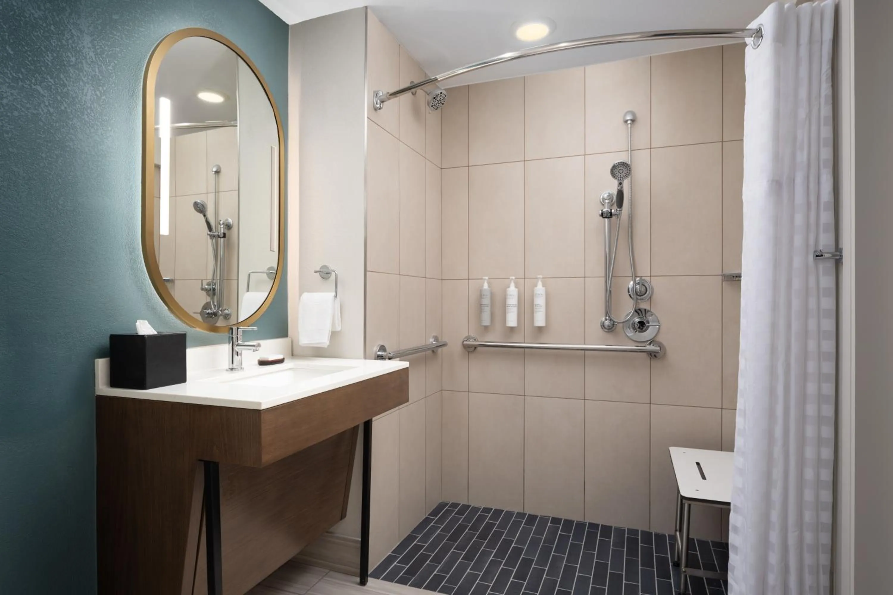 Bathroom in Embassy Suites San Marcos Hotel Conference Center