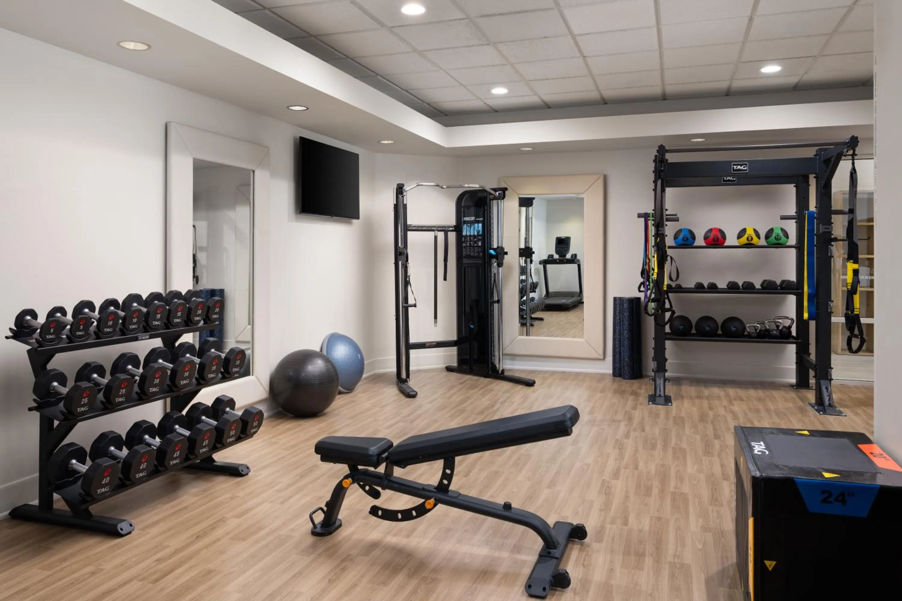 Fitness centre/facilities in Embassy Suites San Marcos Hotel Conference Center