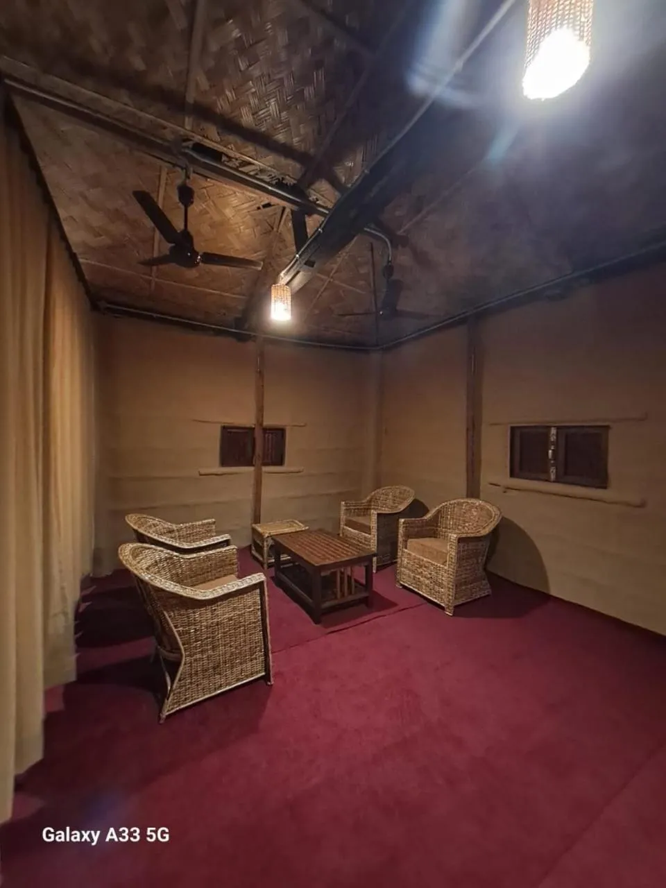 Seating area in Nature Hunt Eco Camp