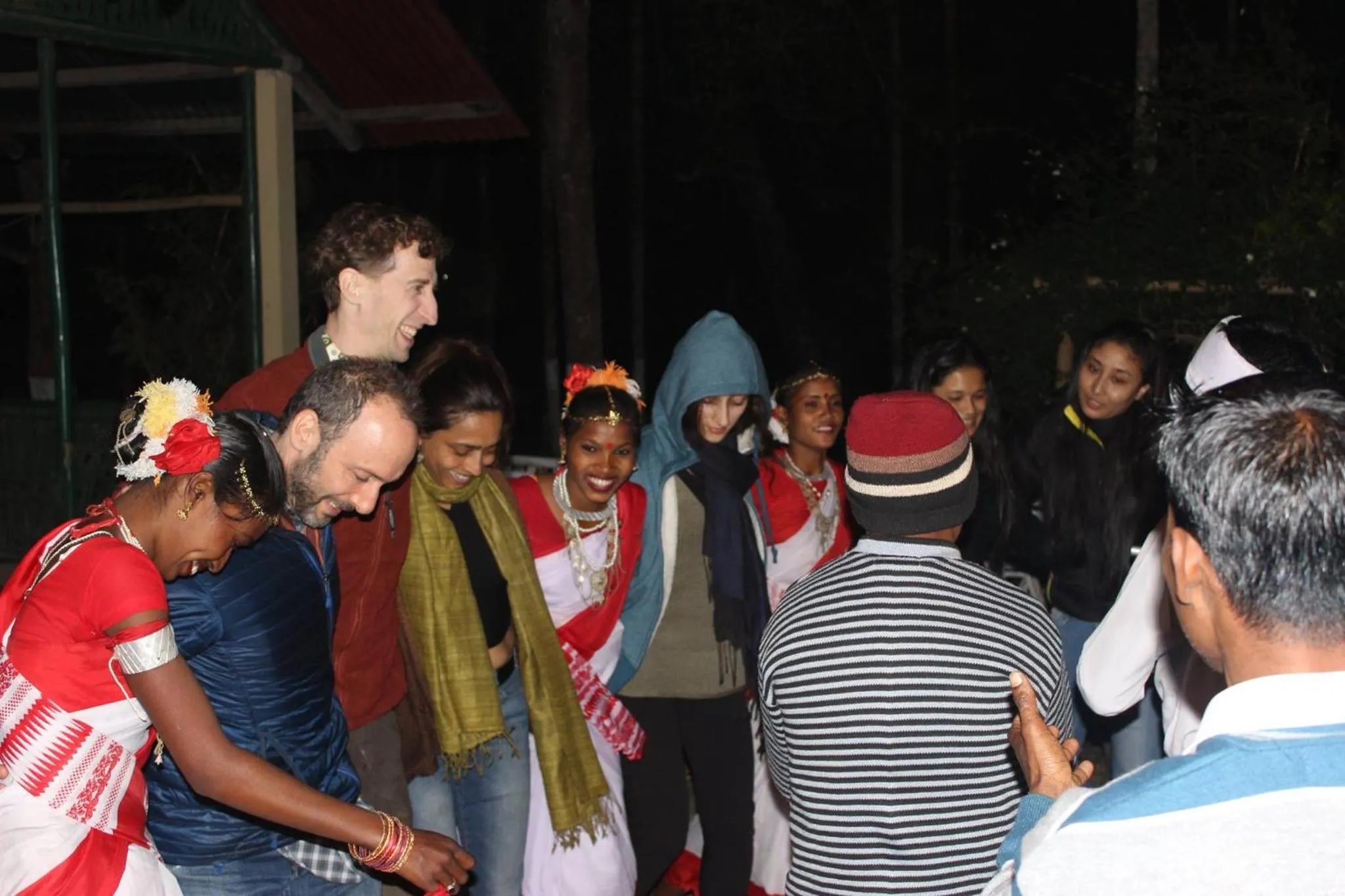 group of guests in Nature Hunt Eco Camp