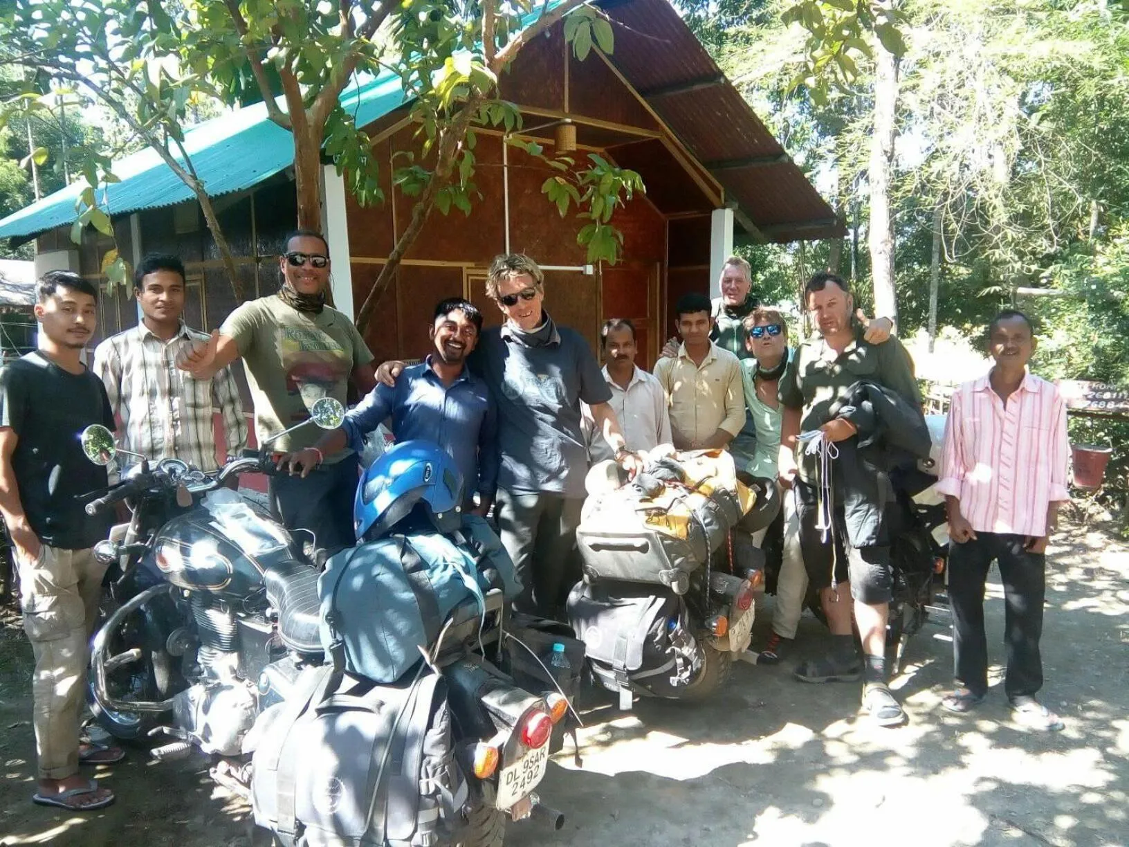 group of guests in Nature Hunt Eco Camp