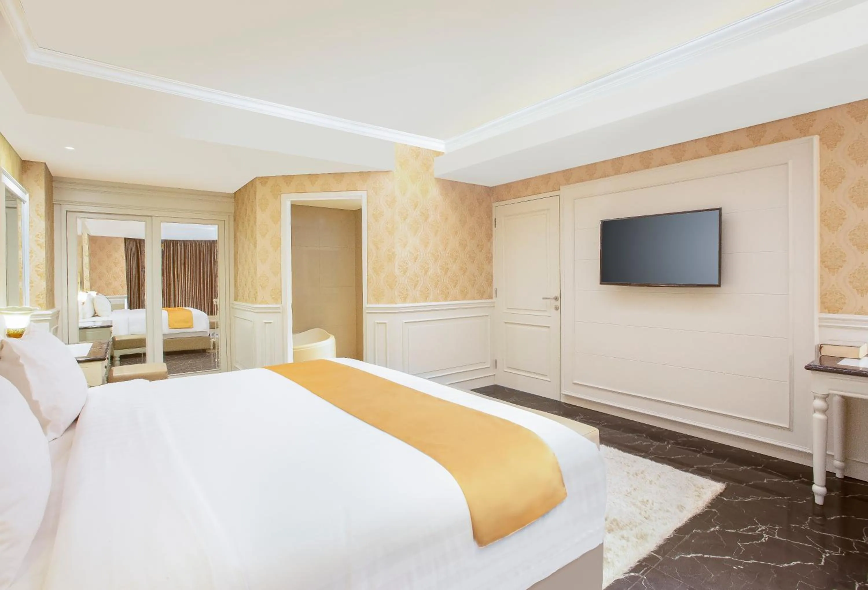 Bed in Grand Rohan Jogja