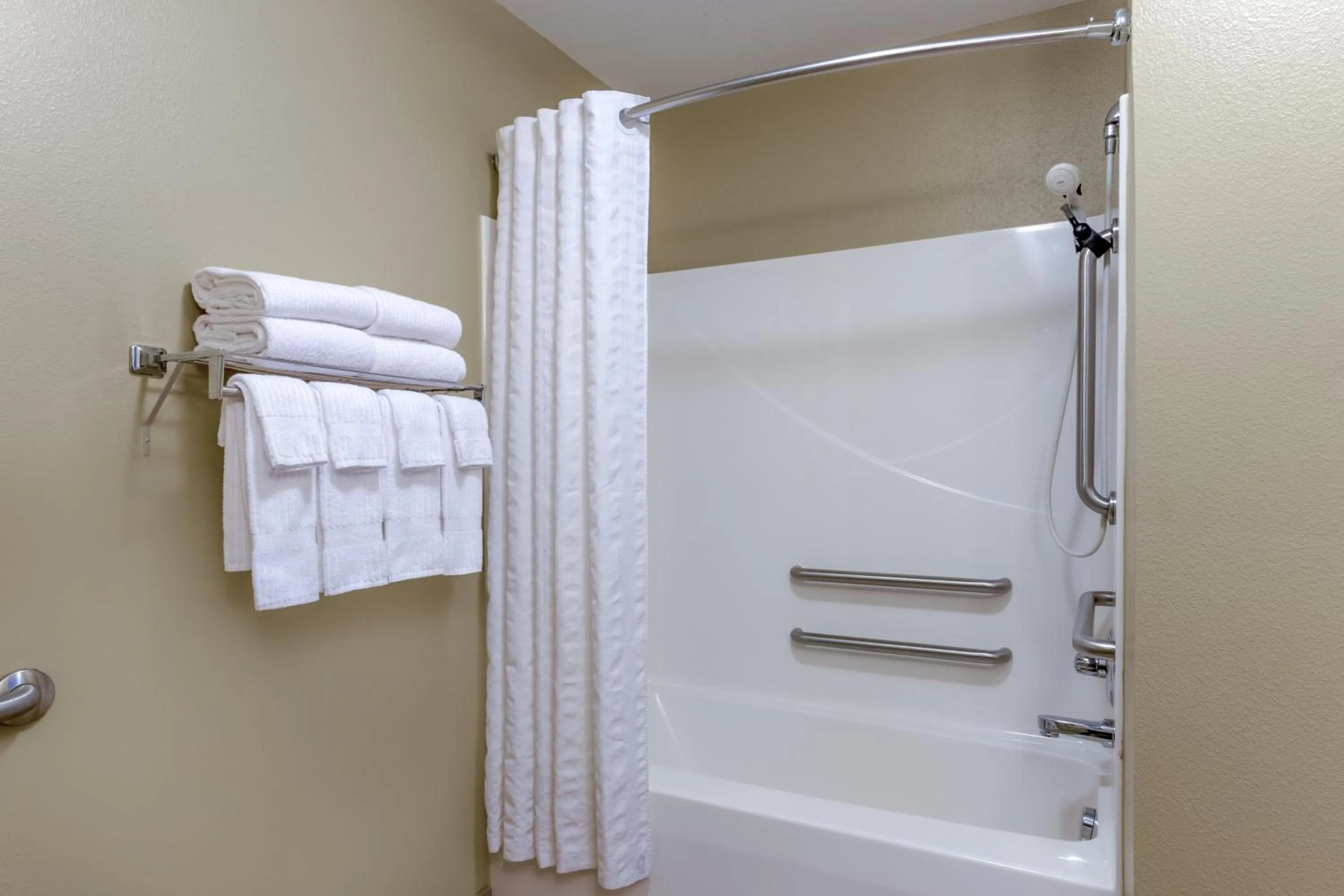 Bathroom in Candlewood Suites Minot by IHG