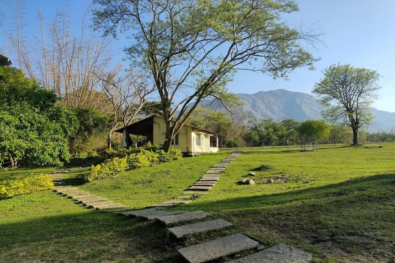 Garden view in River Valley Resort
