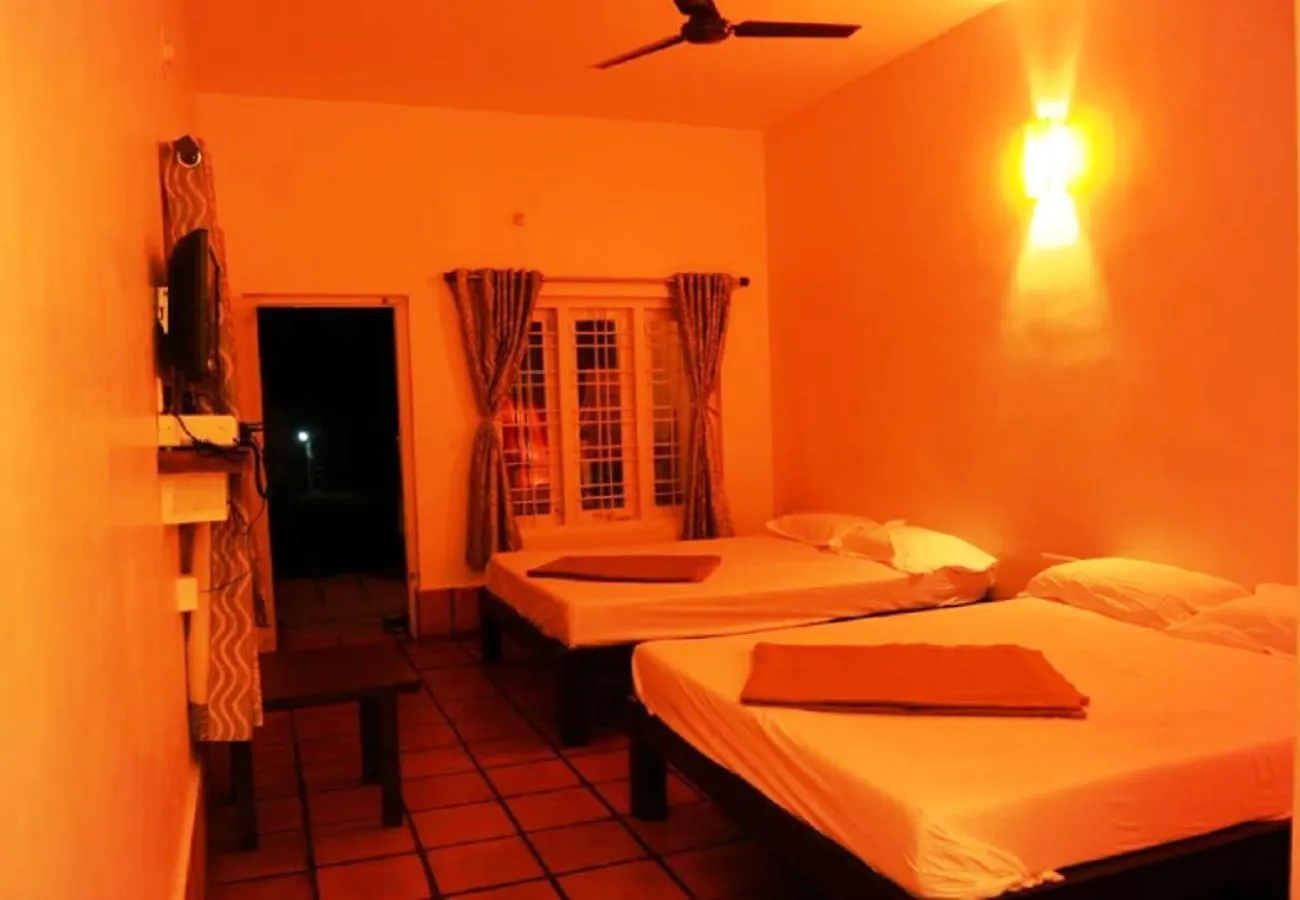 Bed in River Valley Resort