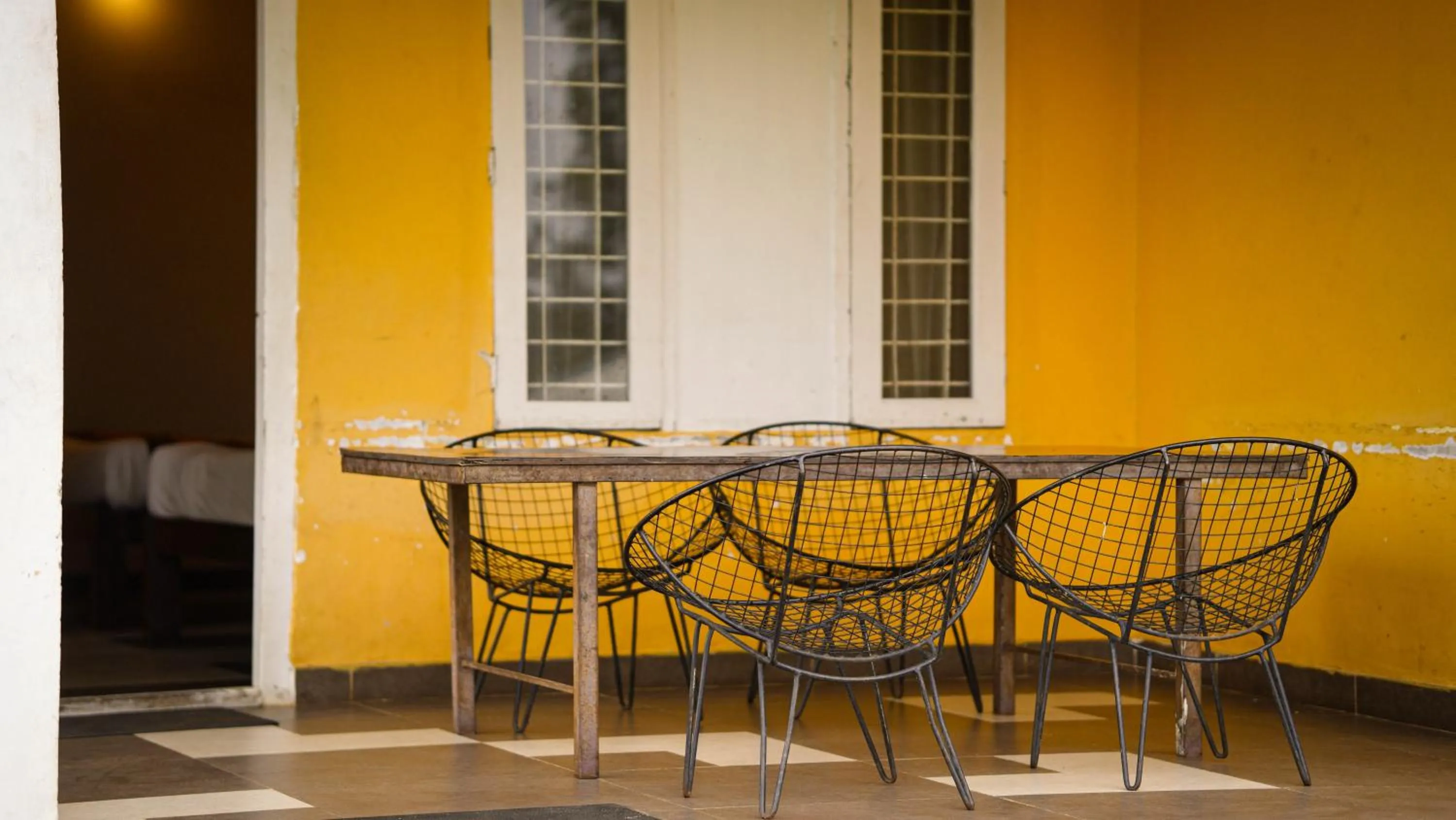 Seating area in River Valley Resort