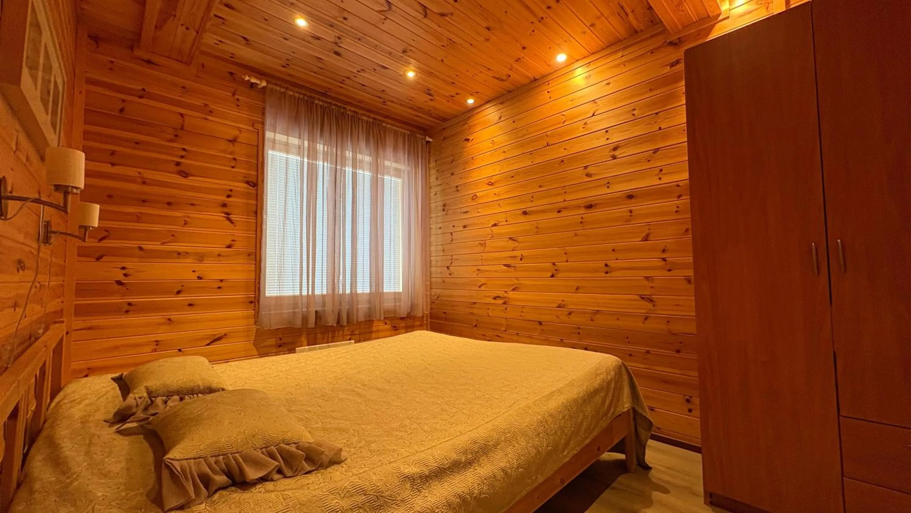 Bed in Motelli Rovaniemi