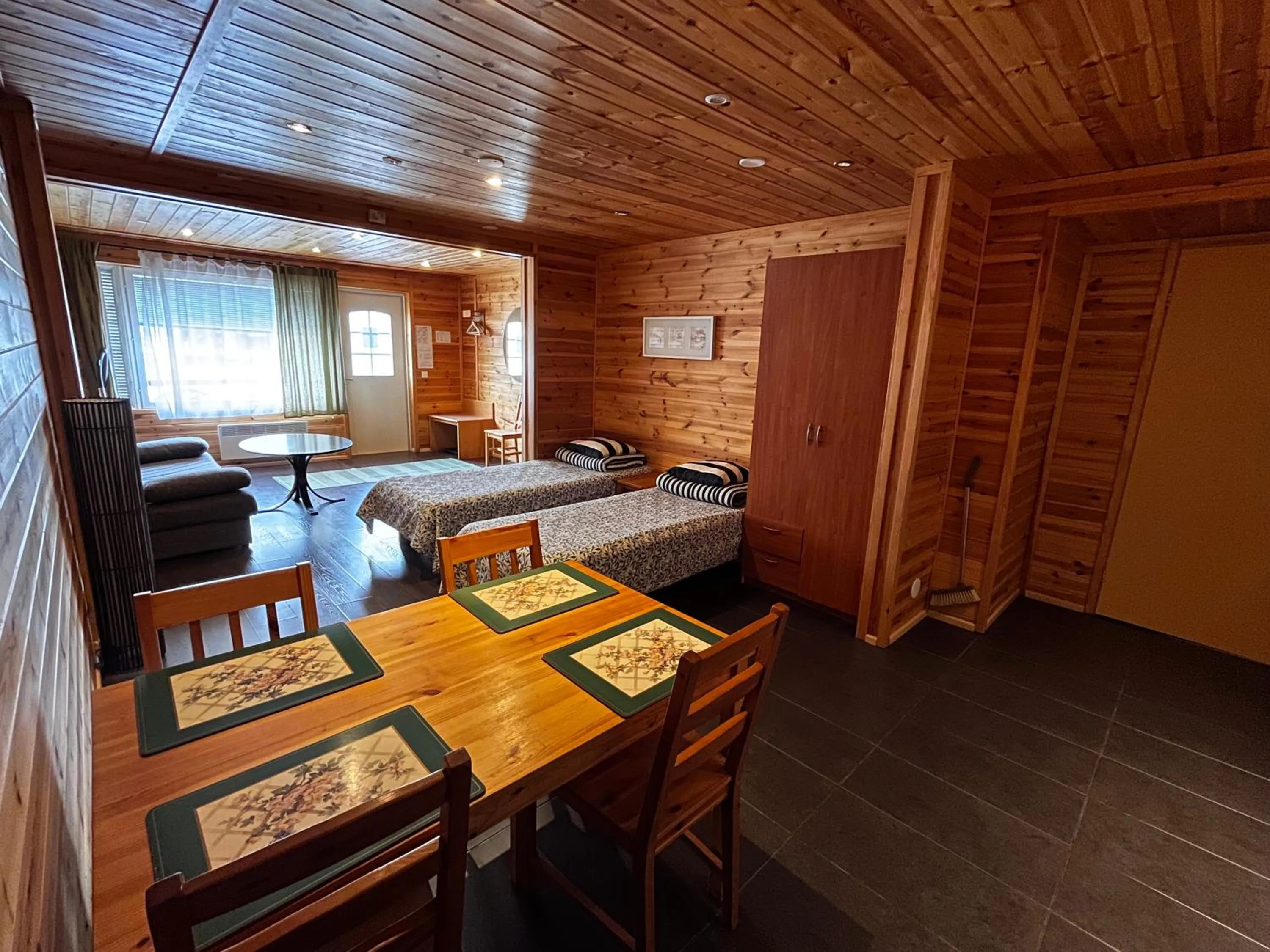 Bed in Motelli Rovaniemi