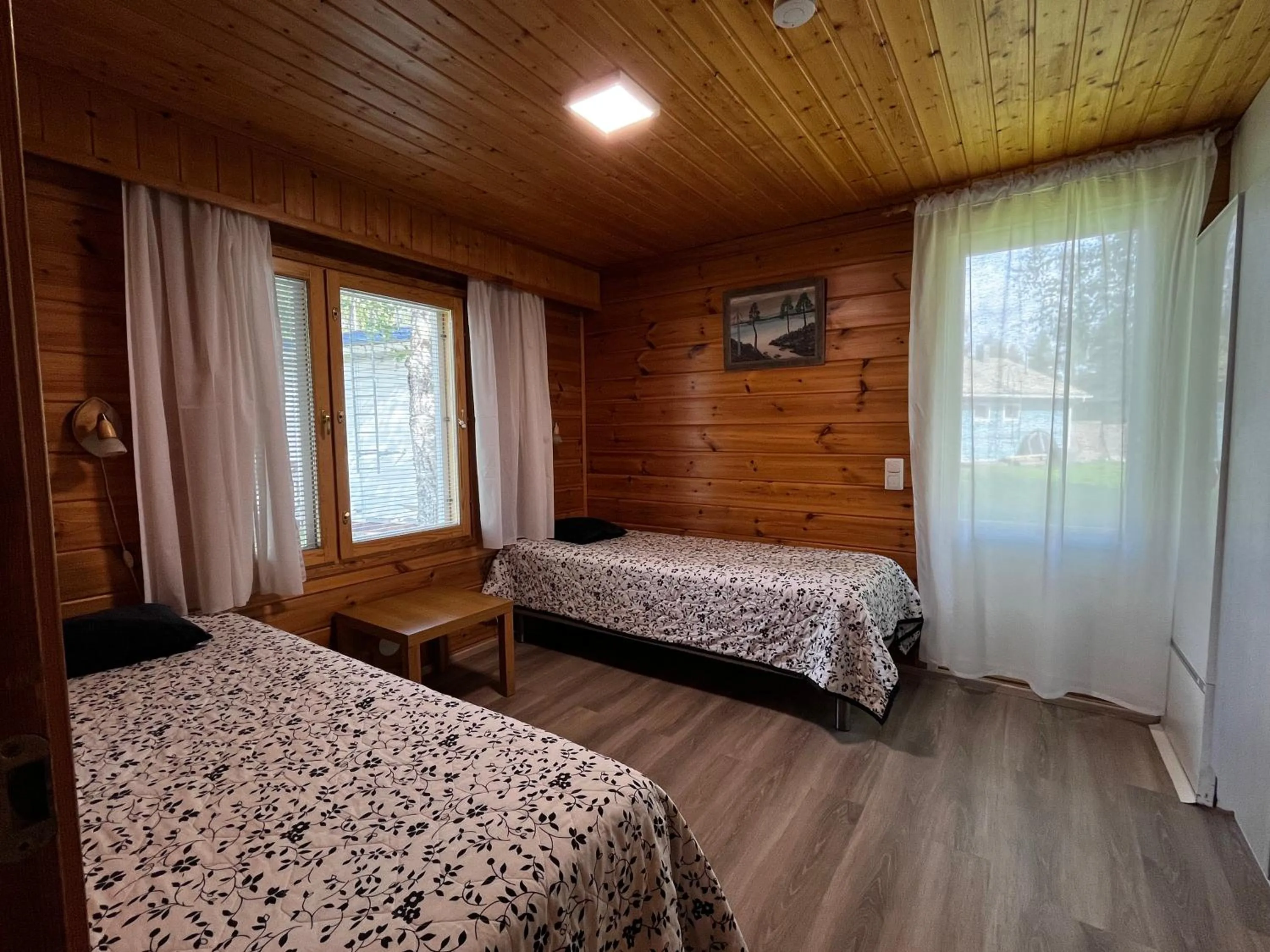 Bed in Motelli Rovaniemi