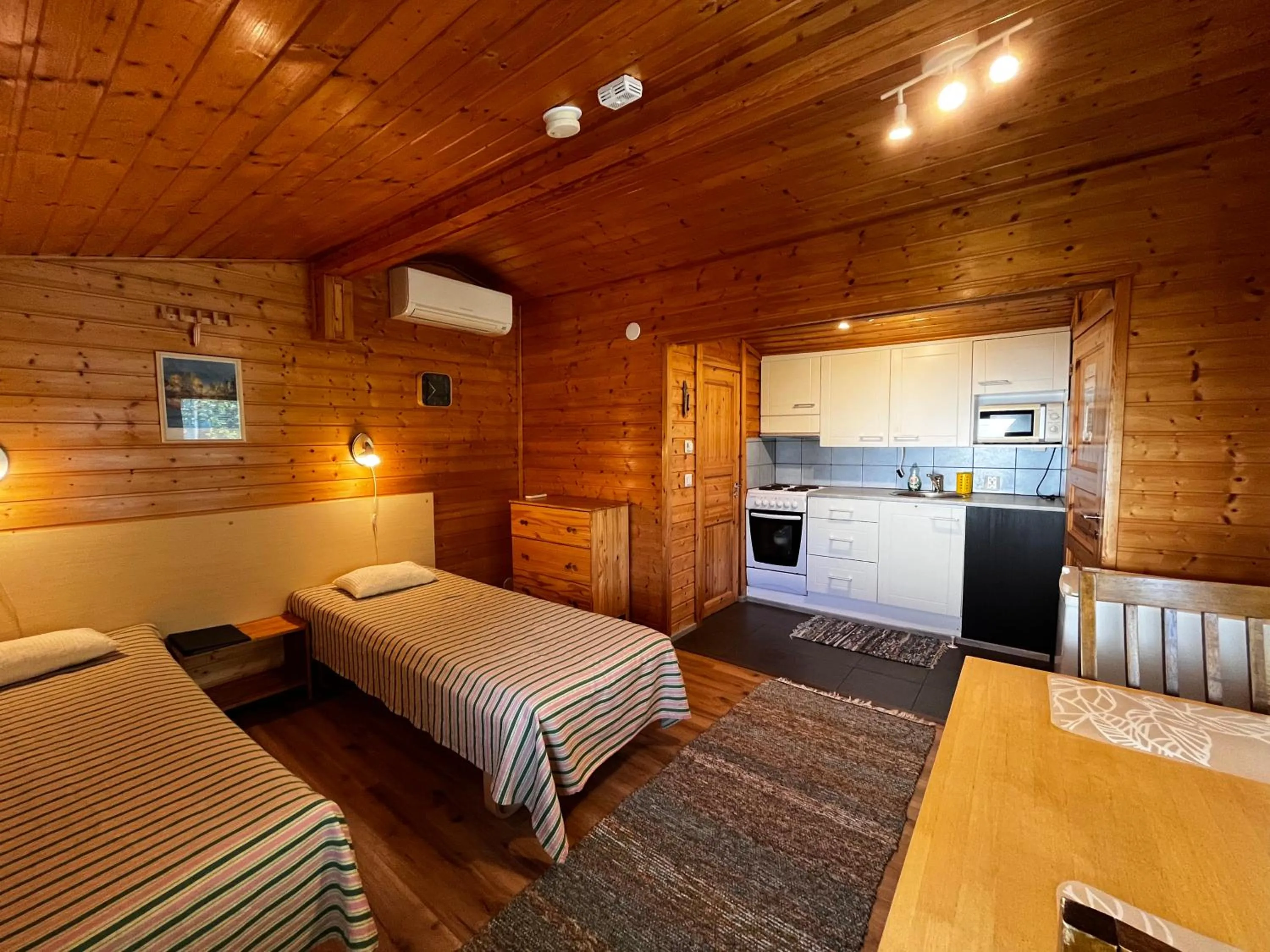 Bed in Motelli Rovaniemi