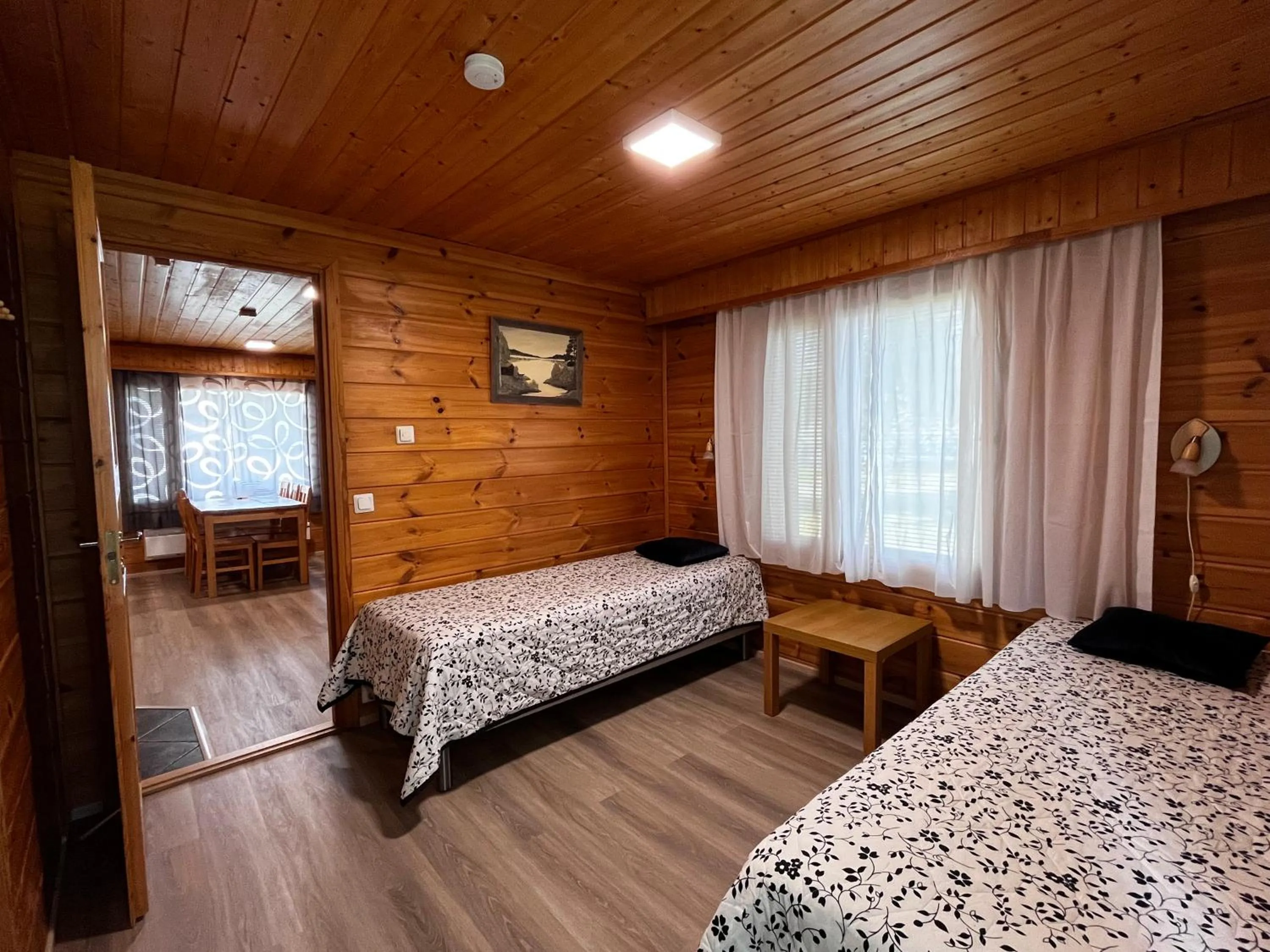 Bed in Motelli Rovaniemi