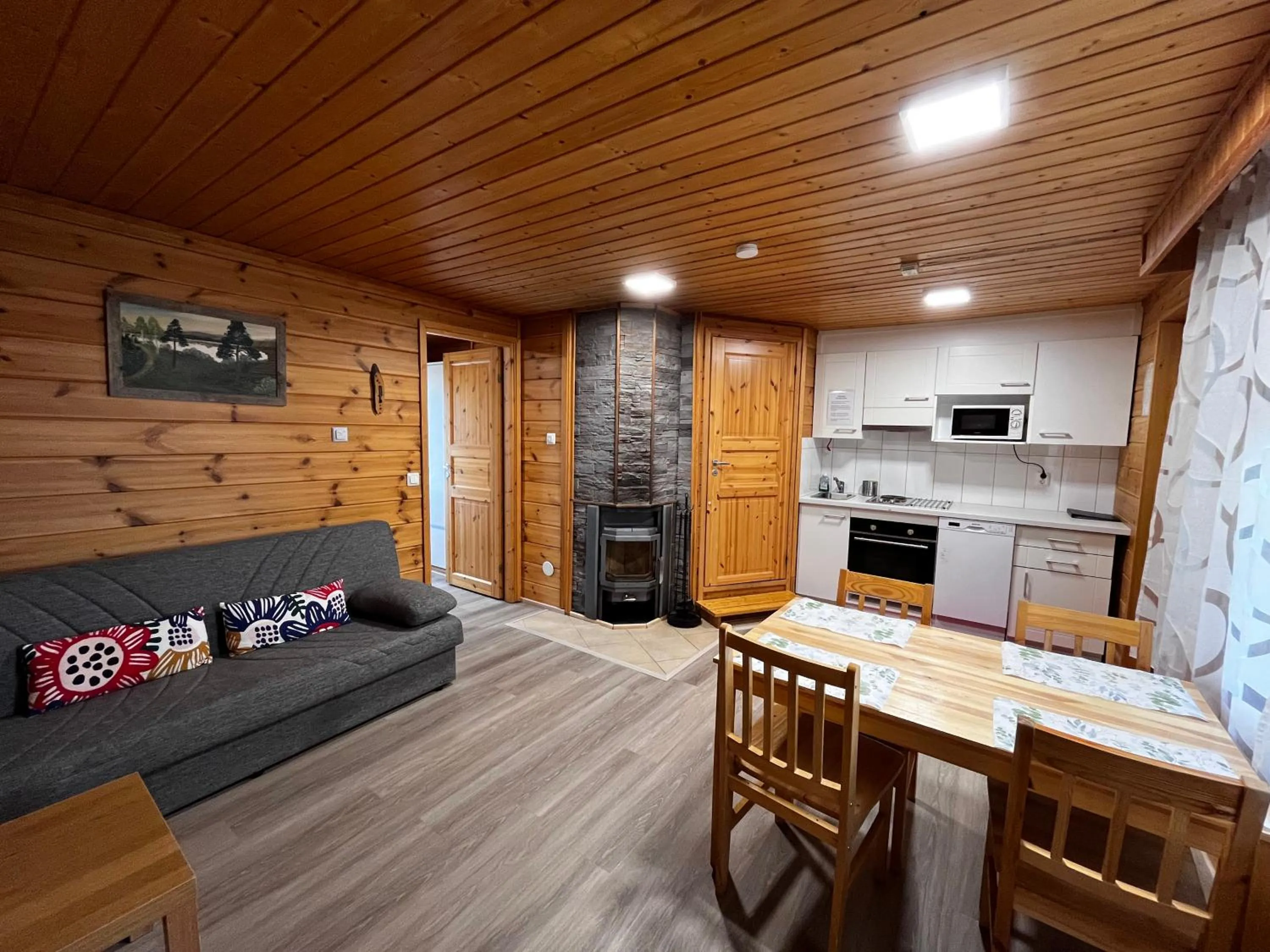 Living room in Motelli Rovaniemi