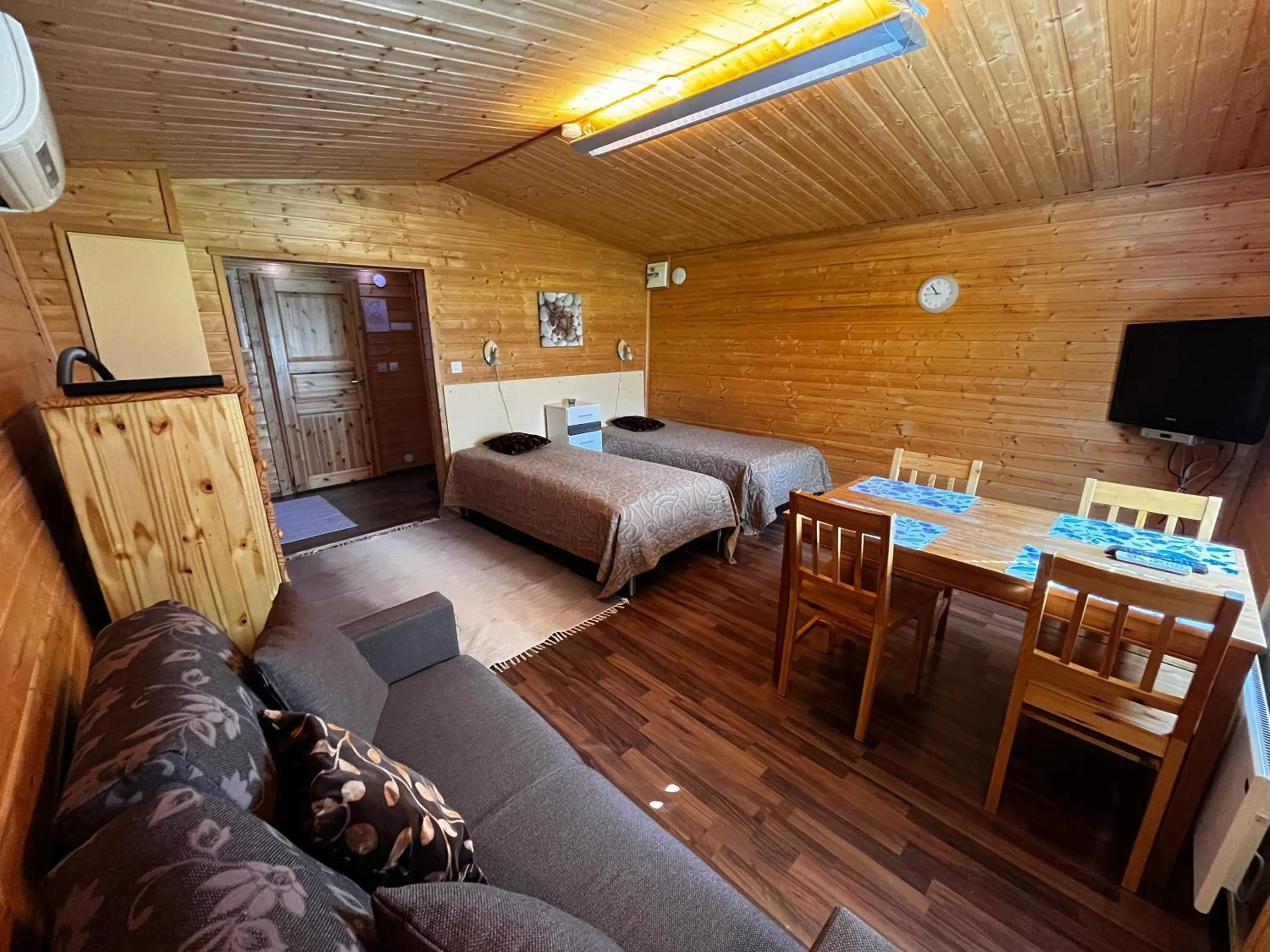 Bed in Motelli Rovaniemi