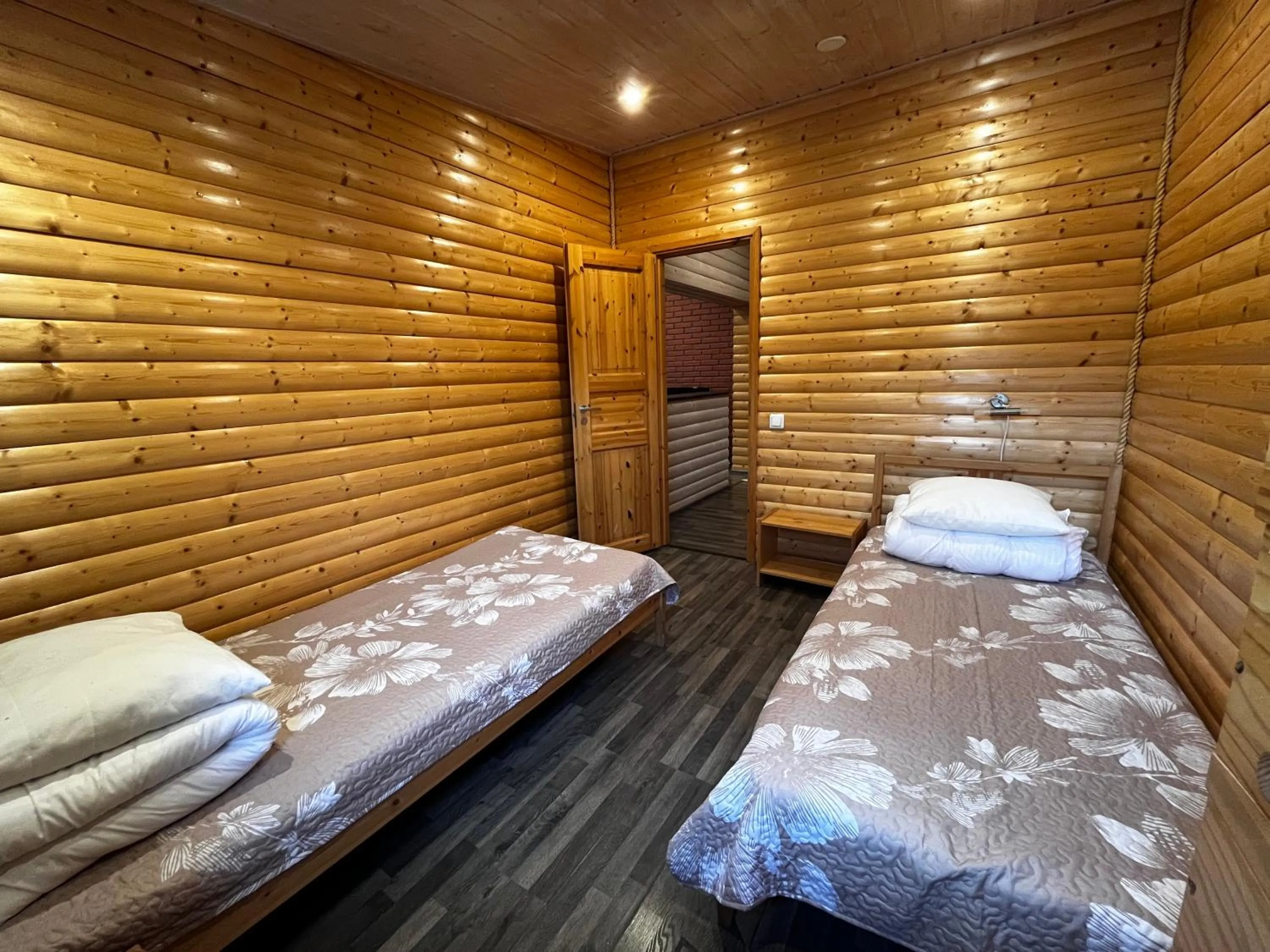 Bed in Motelli Rovaniemi