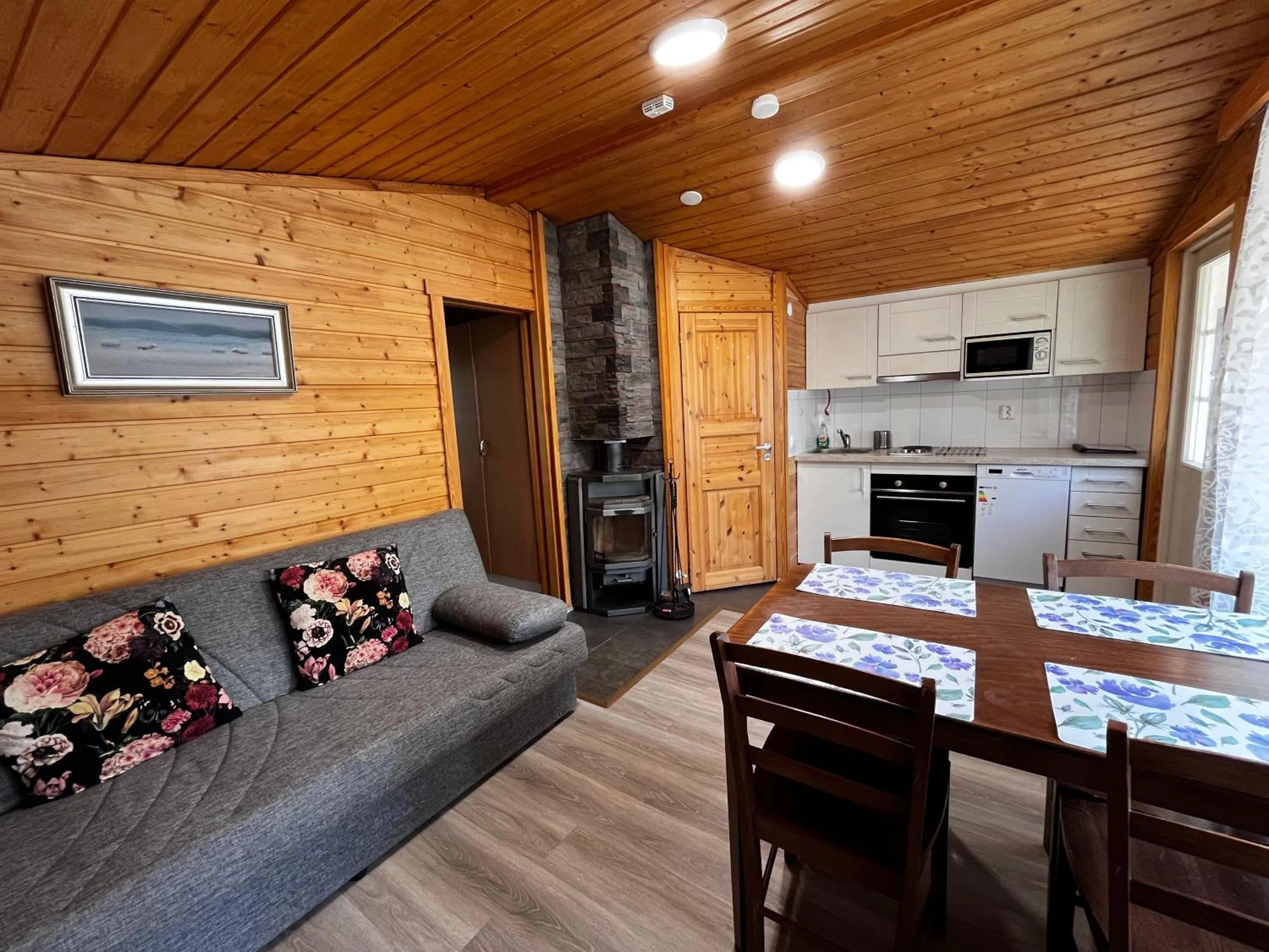 Living room in Motelli Rovaniemi