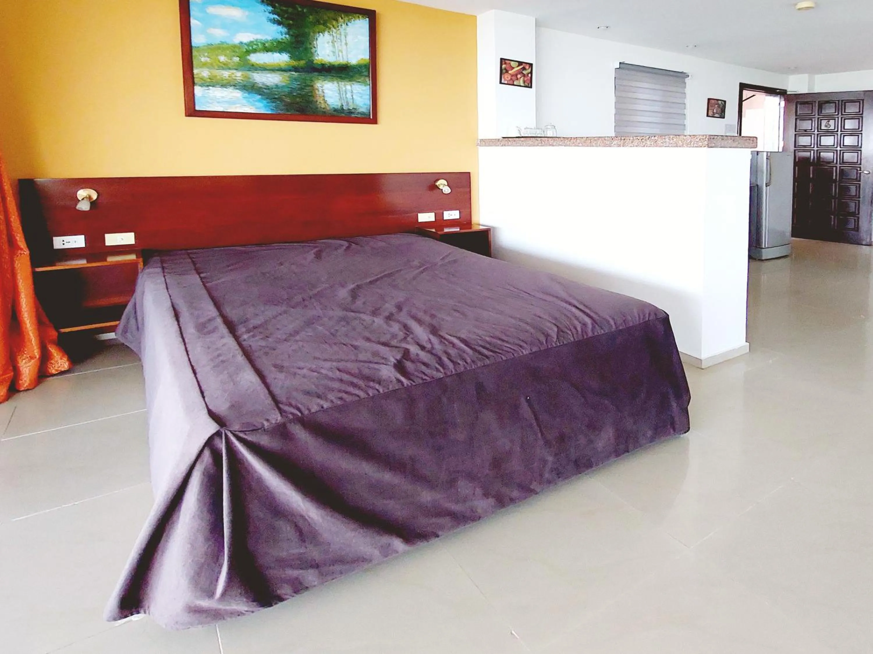 Bed in Bohol Vantage Resort