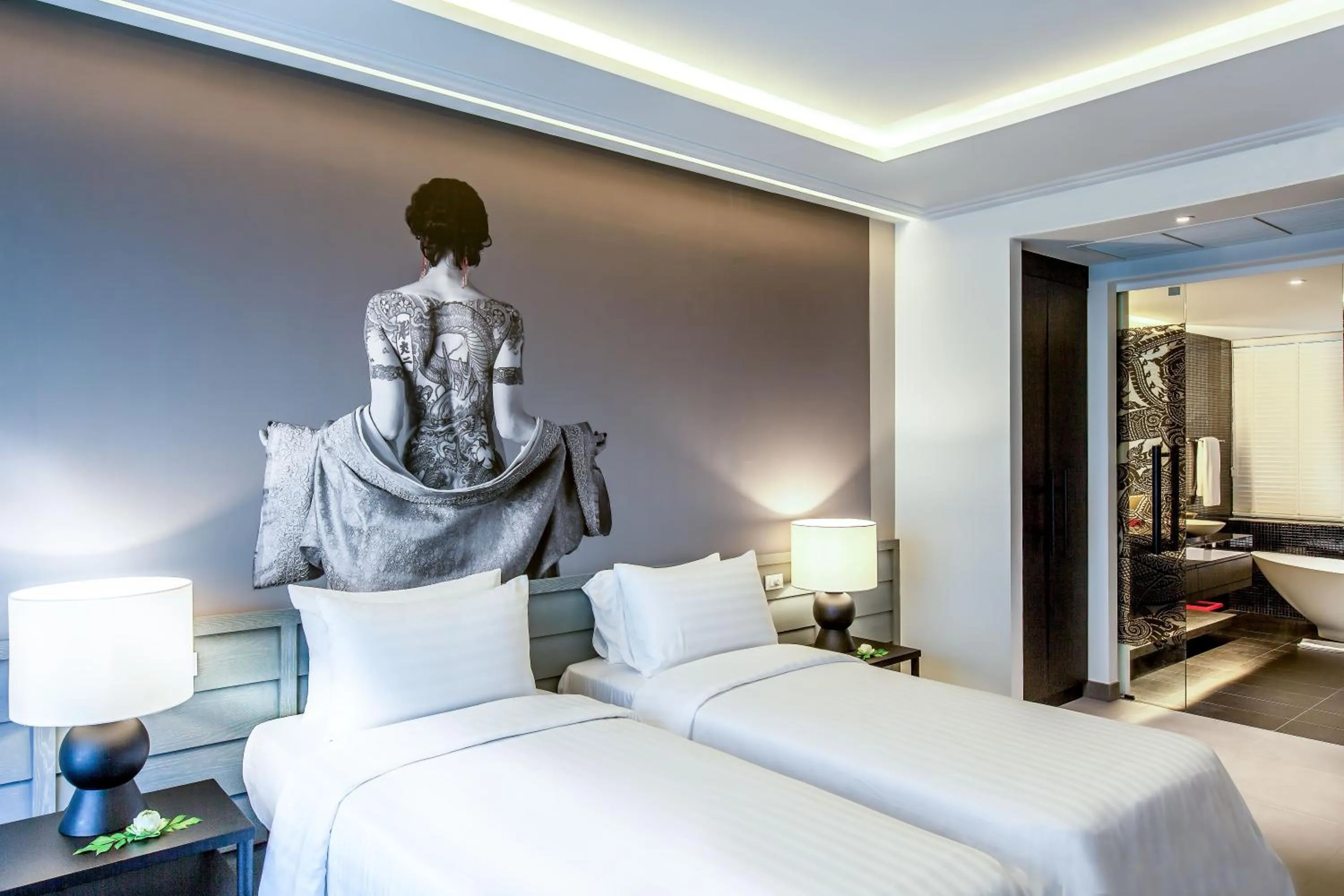 Bedroom, Bed in The Pavilions Phuket