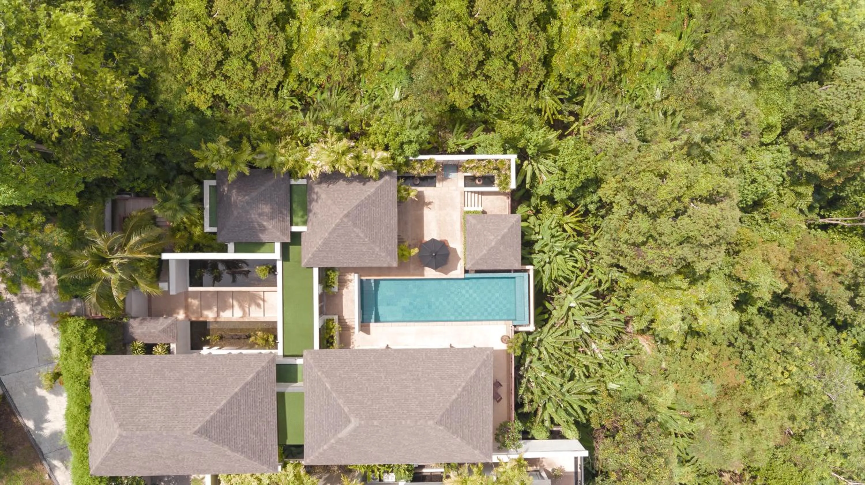 Bird's eye view in The Pavilions Phuket