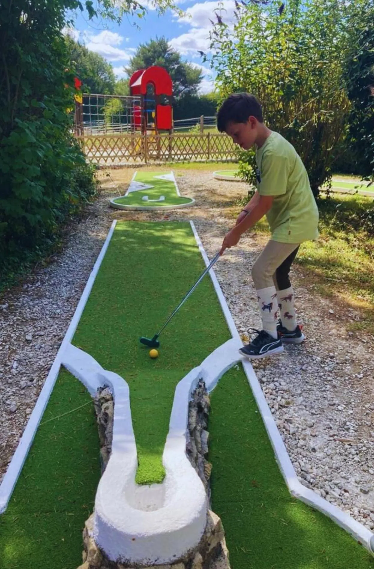 Minigolf in SAS Le Hameau des Grilles