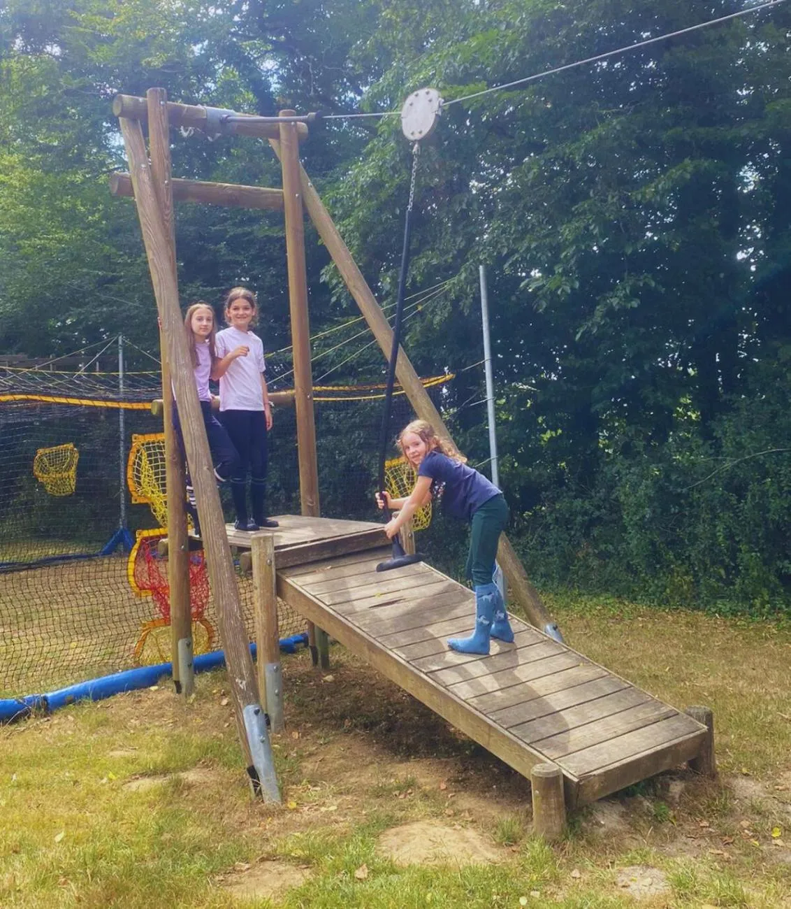 Children play ground in SAS Le Hameau des Grilles