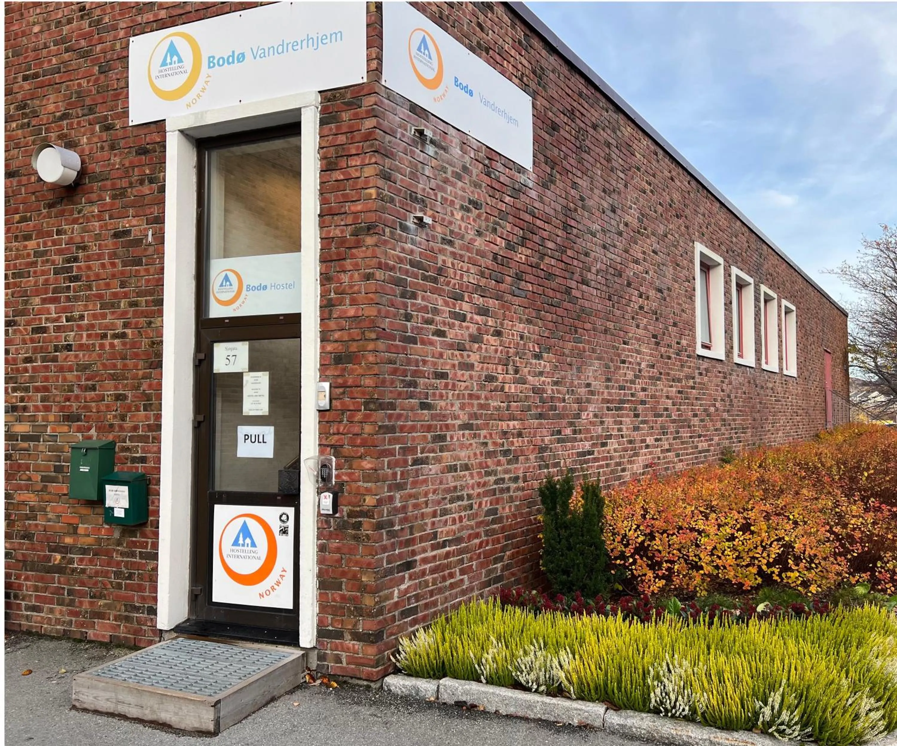 Property building in Bodø Hostel & Motel