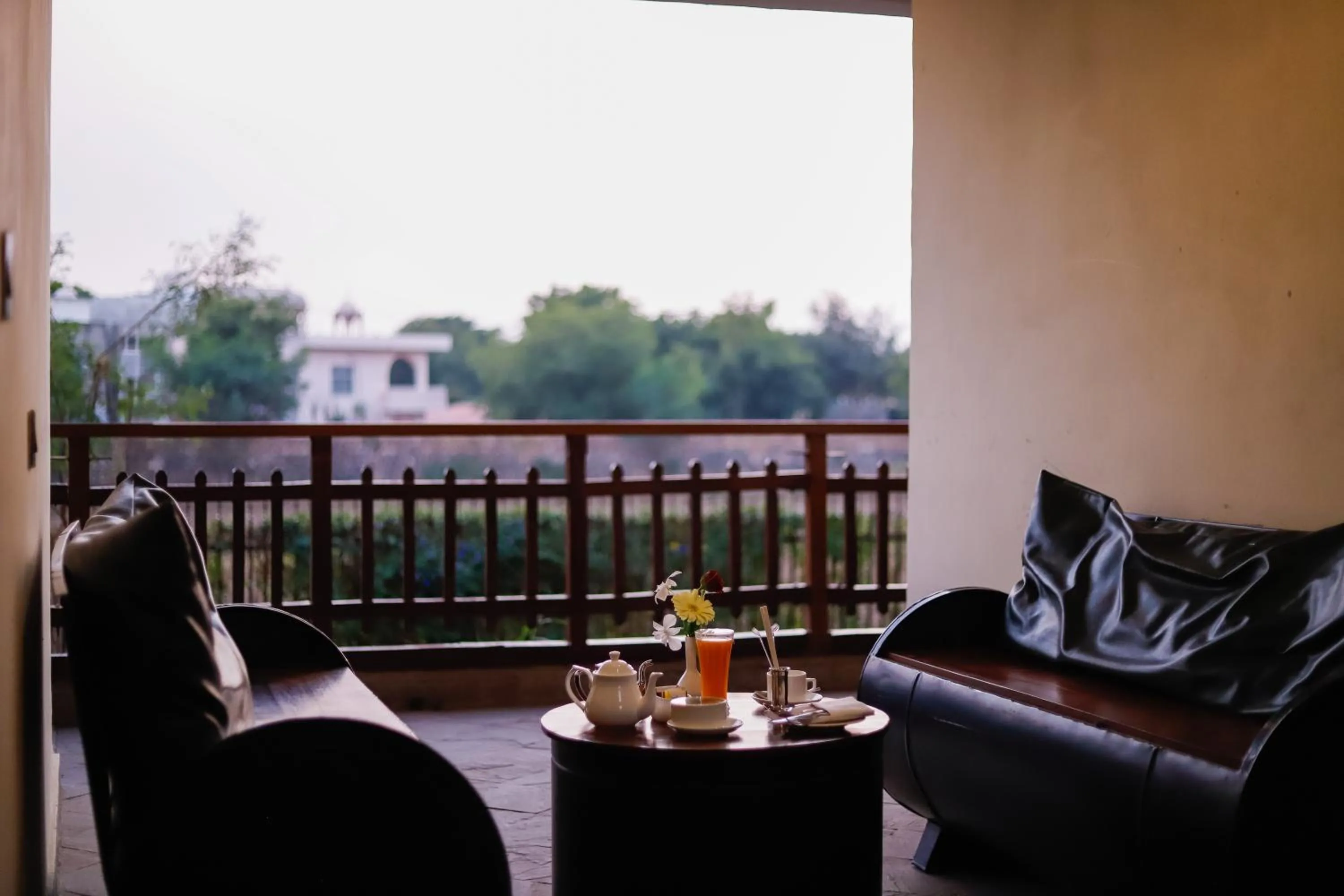 Seating area in The Baagh Ananta Elite Ranthambore