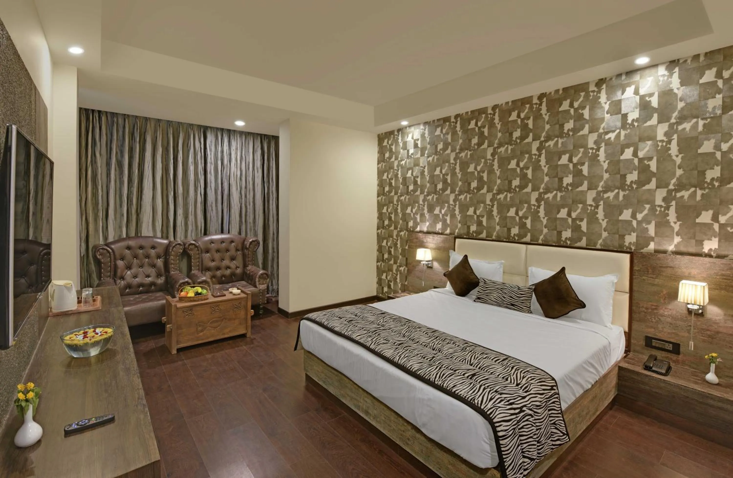 Photo of the whole room, Bed in The Baagh Ananta Elite Ranthambore