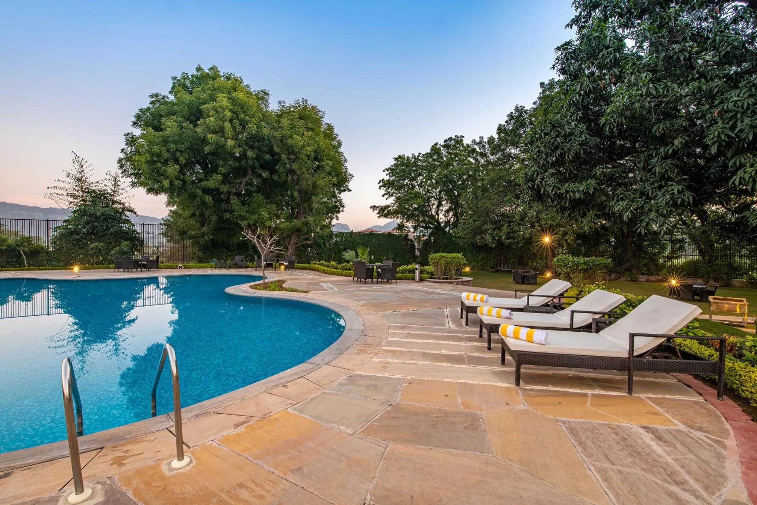 Swimming pool in The Baagh Ananta Elite Ranthambore