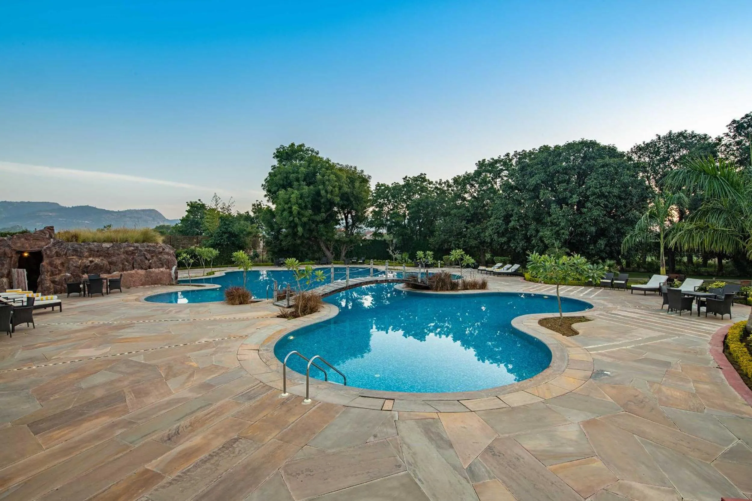Swimming pool in The Baagh Ananta Elite Ranthambore