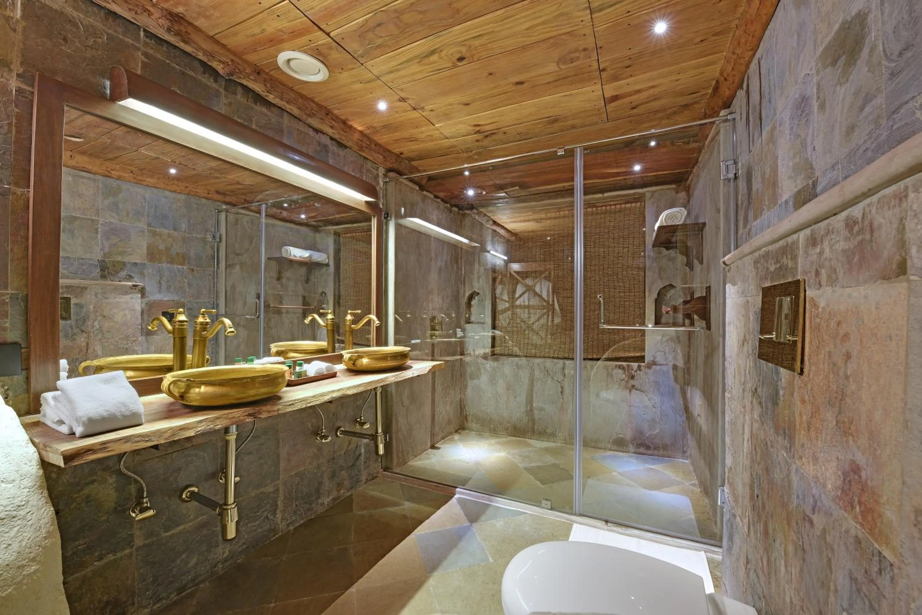 Shower in The Baagh Ananta Elite Ranthambore