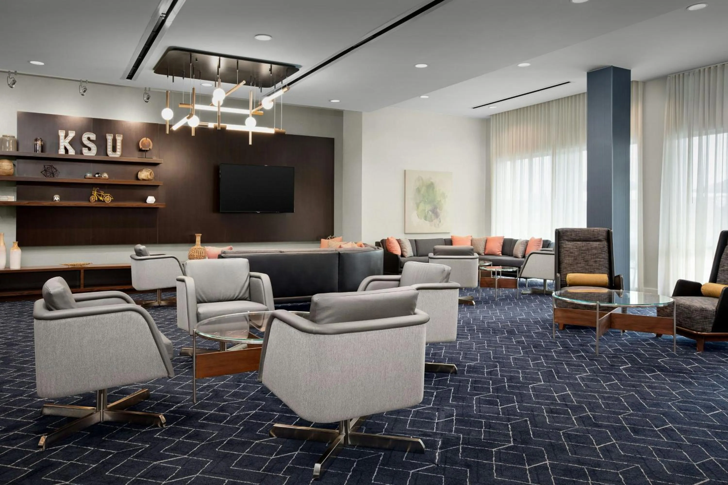 Lobby or reception in Courtyard by Marriott Atlanta Kennesaw