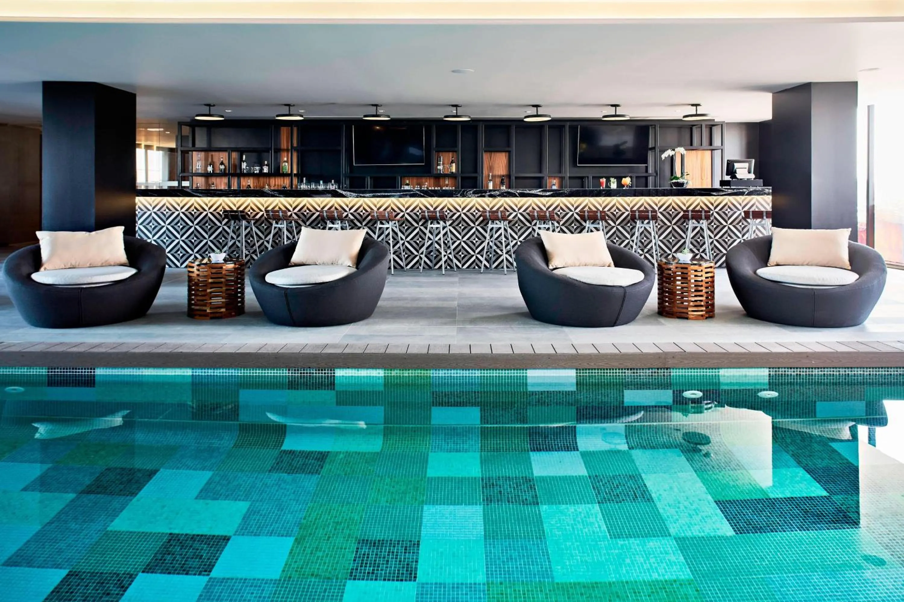 Swimming pool in AC Hotel by Marriott Veracruz
