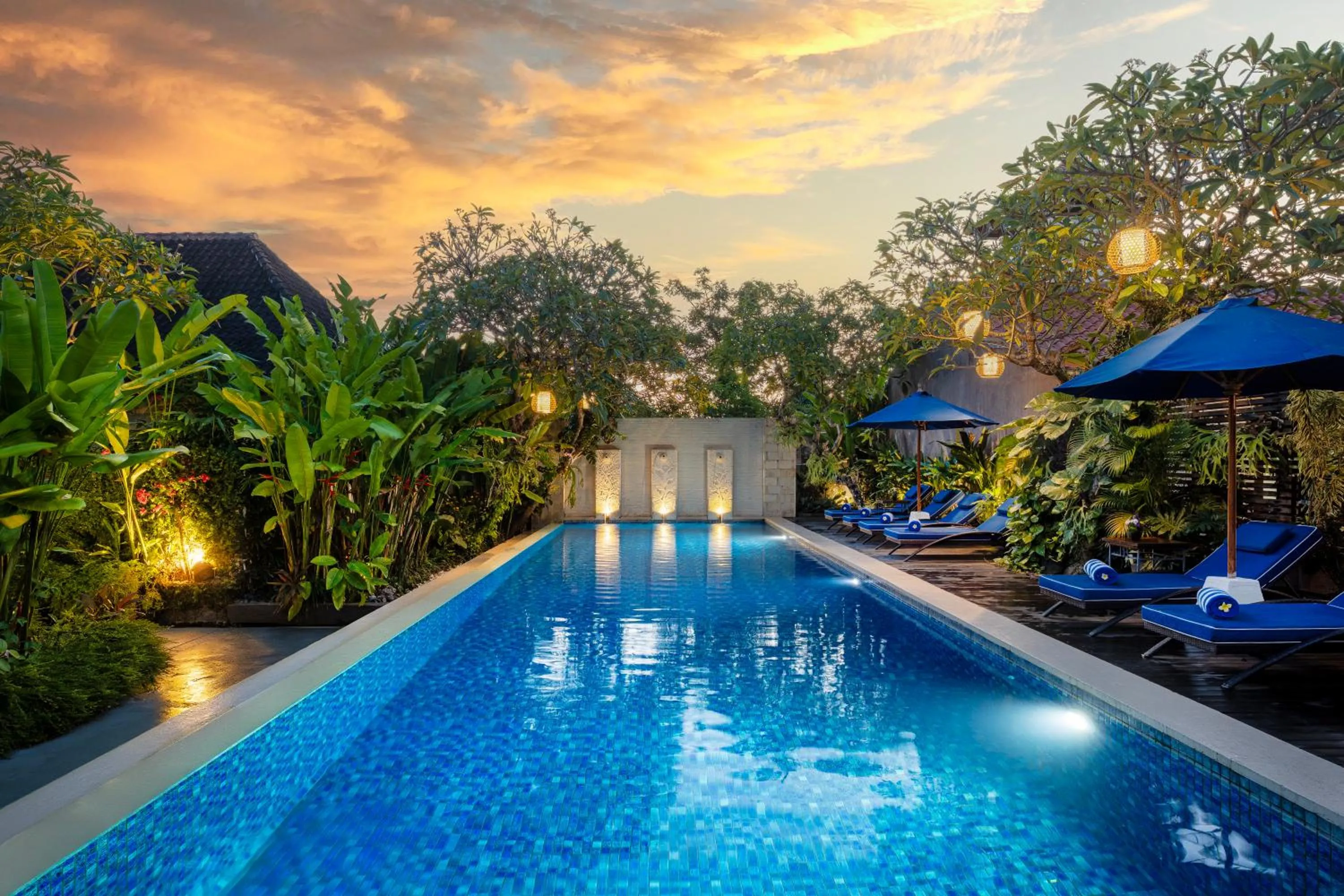 Pool view in Rama Residence Seminyak