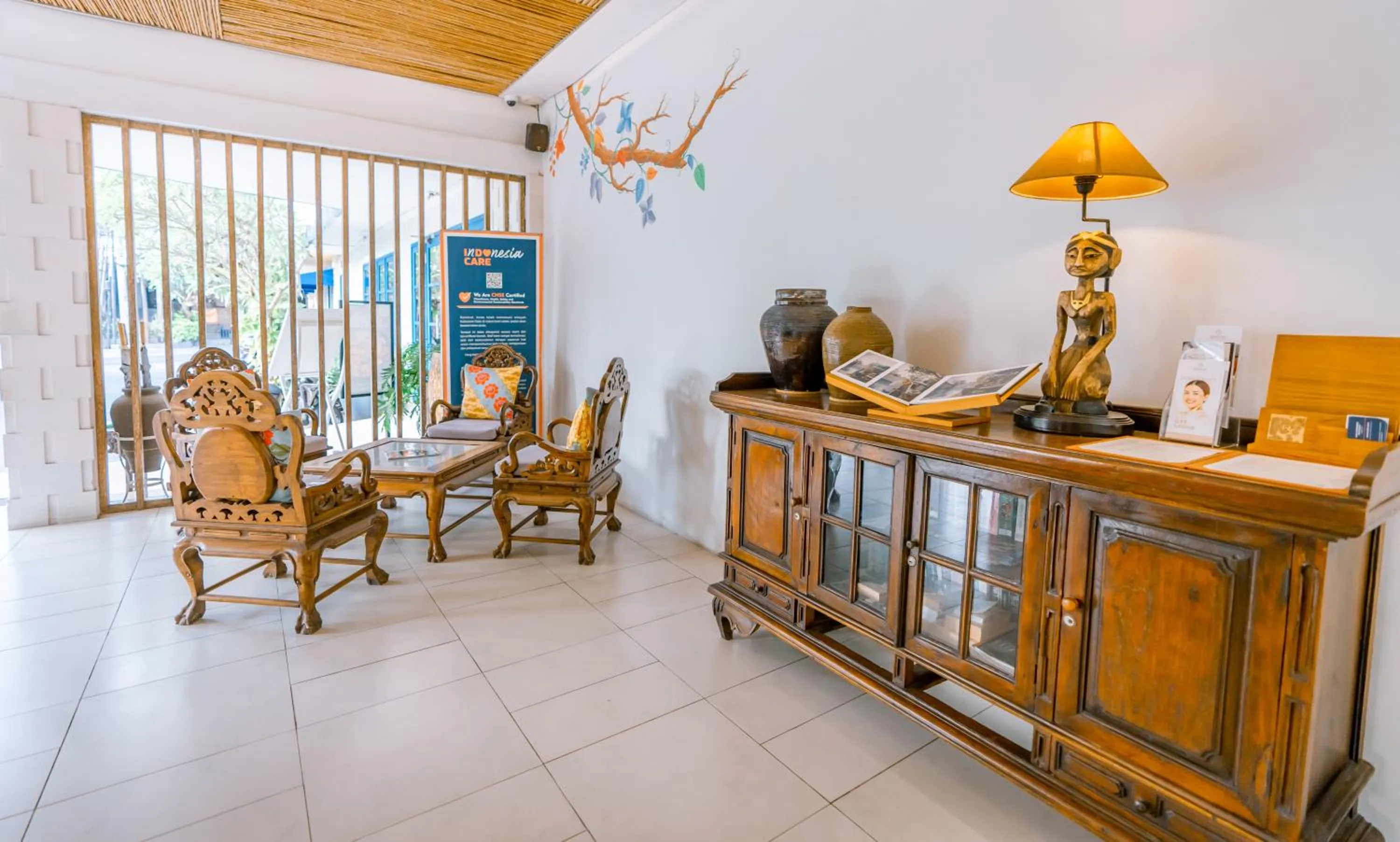 Lobby or reception in Rama Residence Seminyak