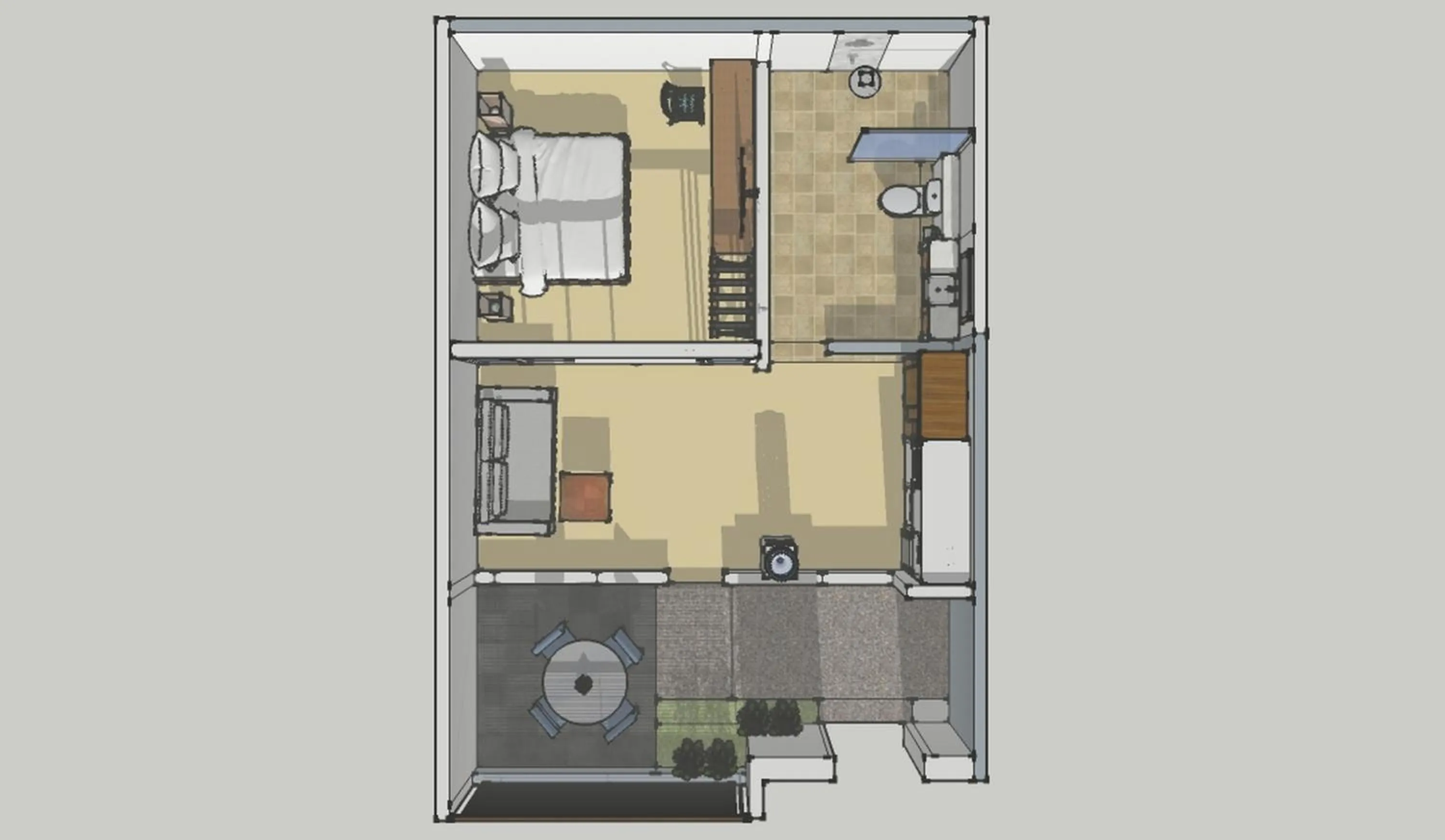 Photo of the whole room in Rama Residence Seminyak