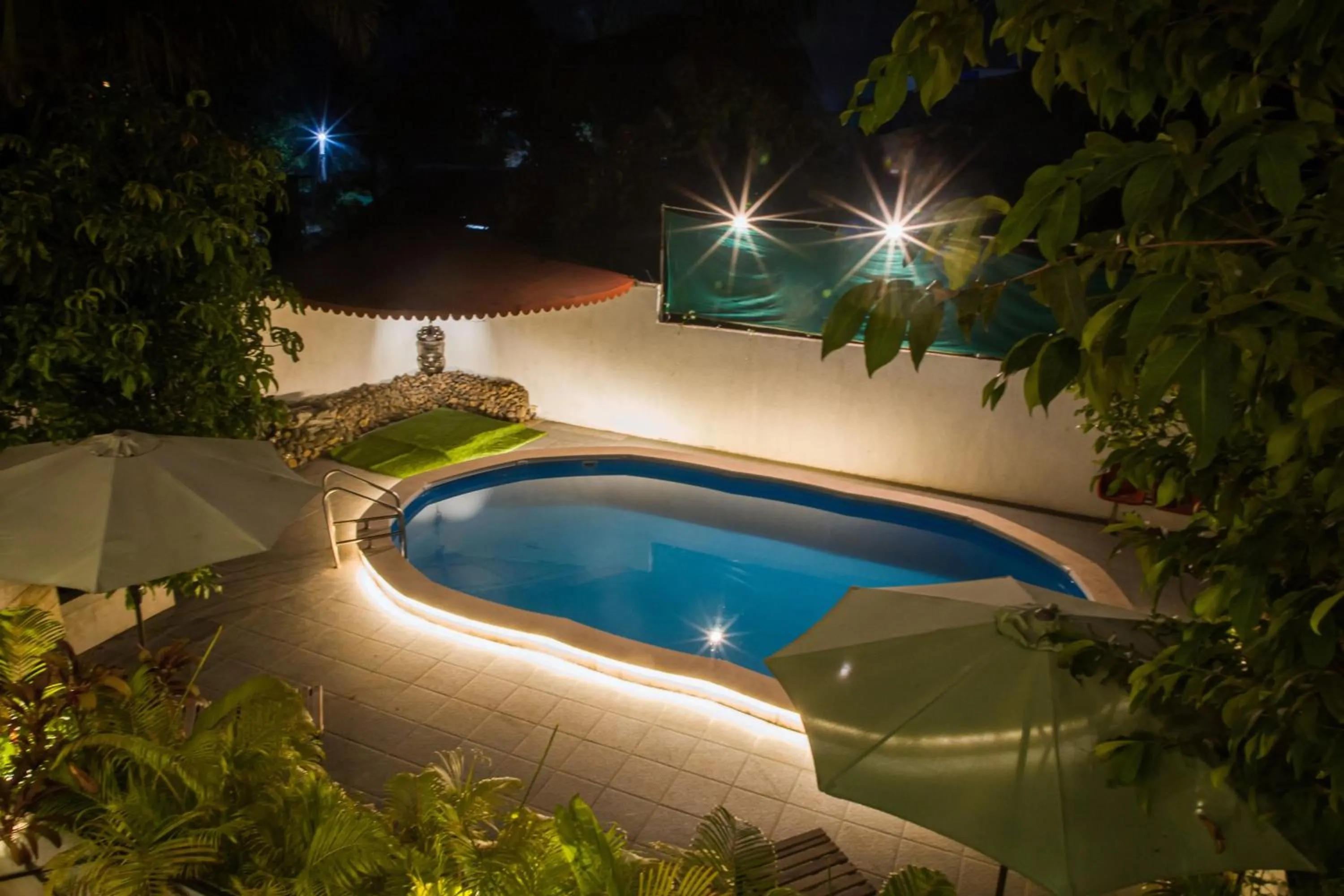 Swimming pool in Sanidhya Beach Resort & Spa