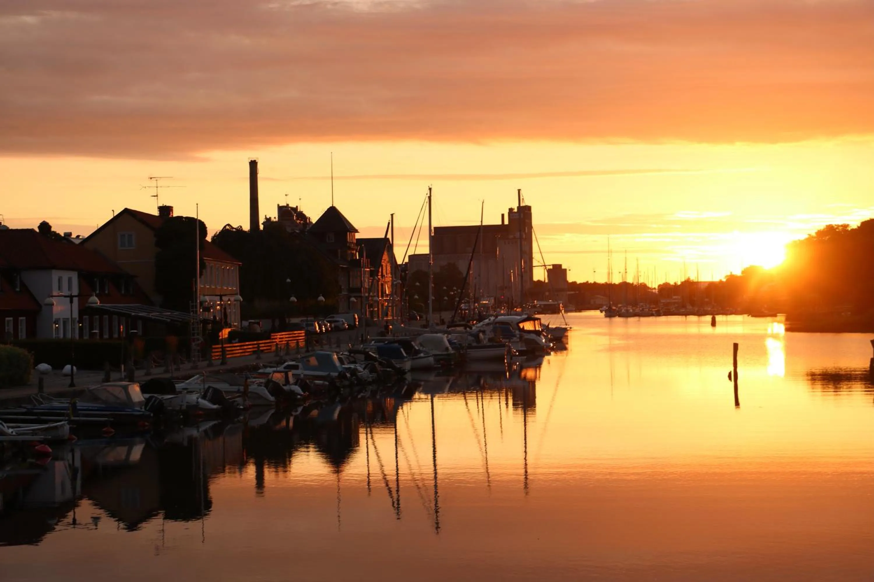 Sunrise in Åhus Gästgivaregård
