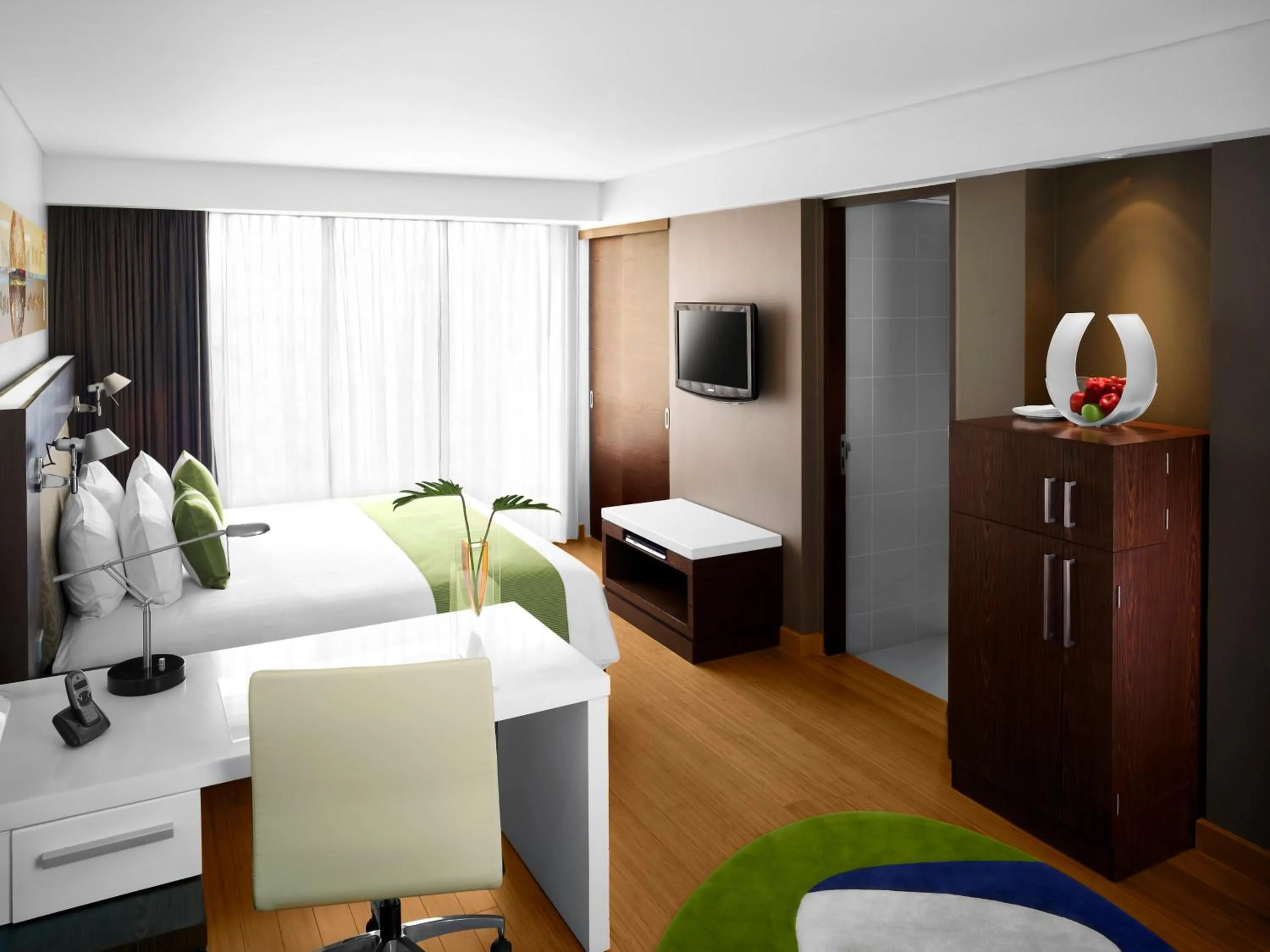 Bedroom, Bed in NH Bangkok Asoke